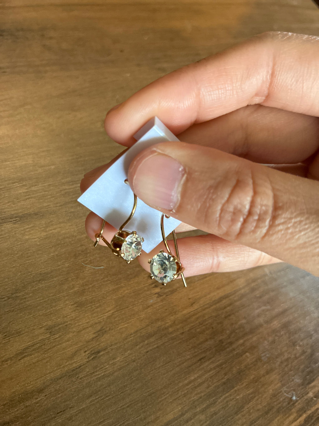 Diamond earrings