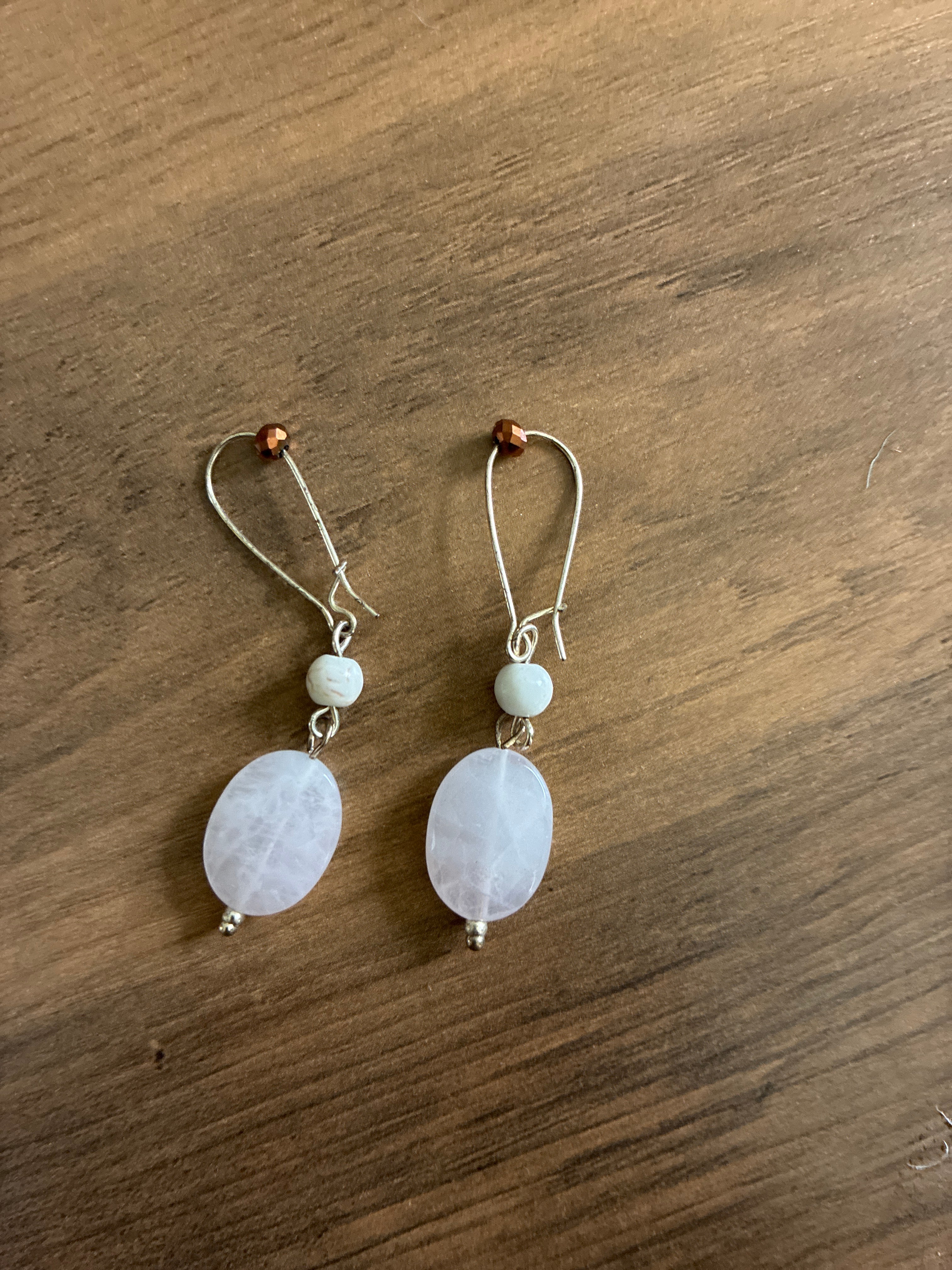 Pink Gemstone Earrings