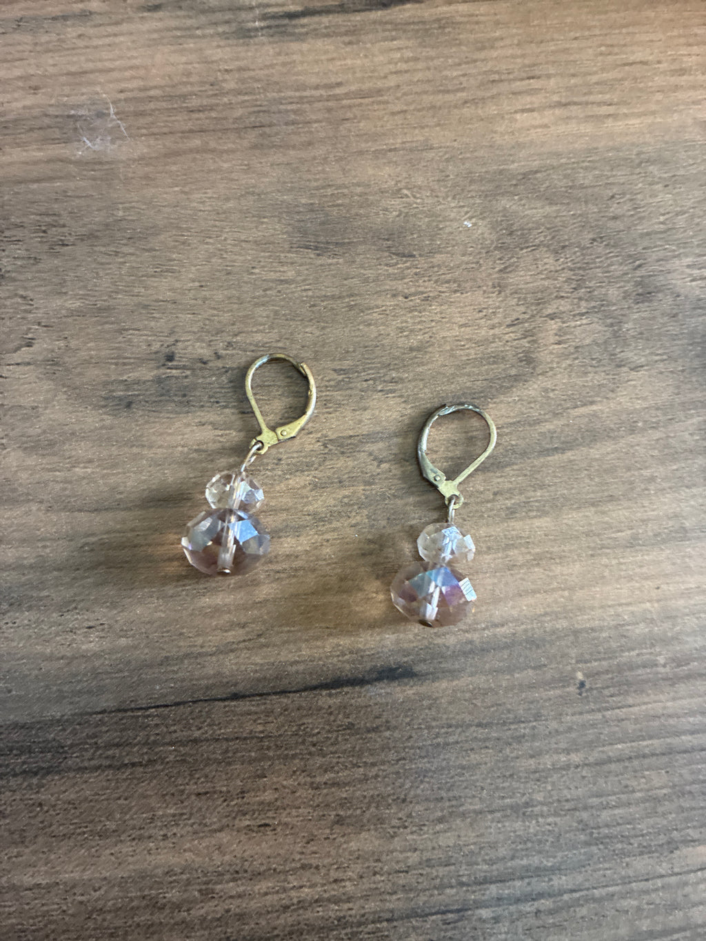 Pink Crystal Earrings