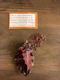 vintage English oak leaf necklace electroplated in pure copper
