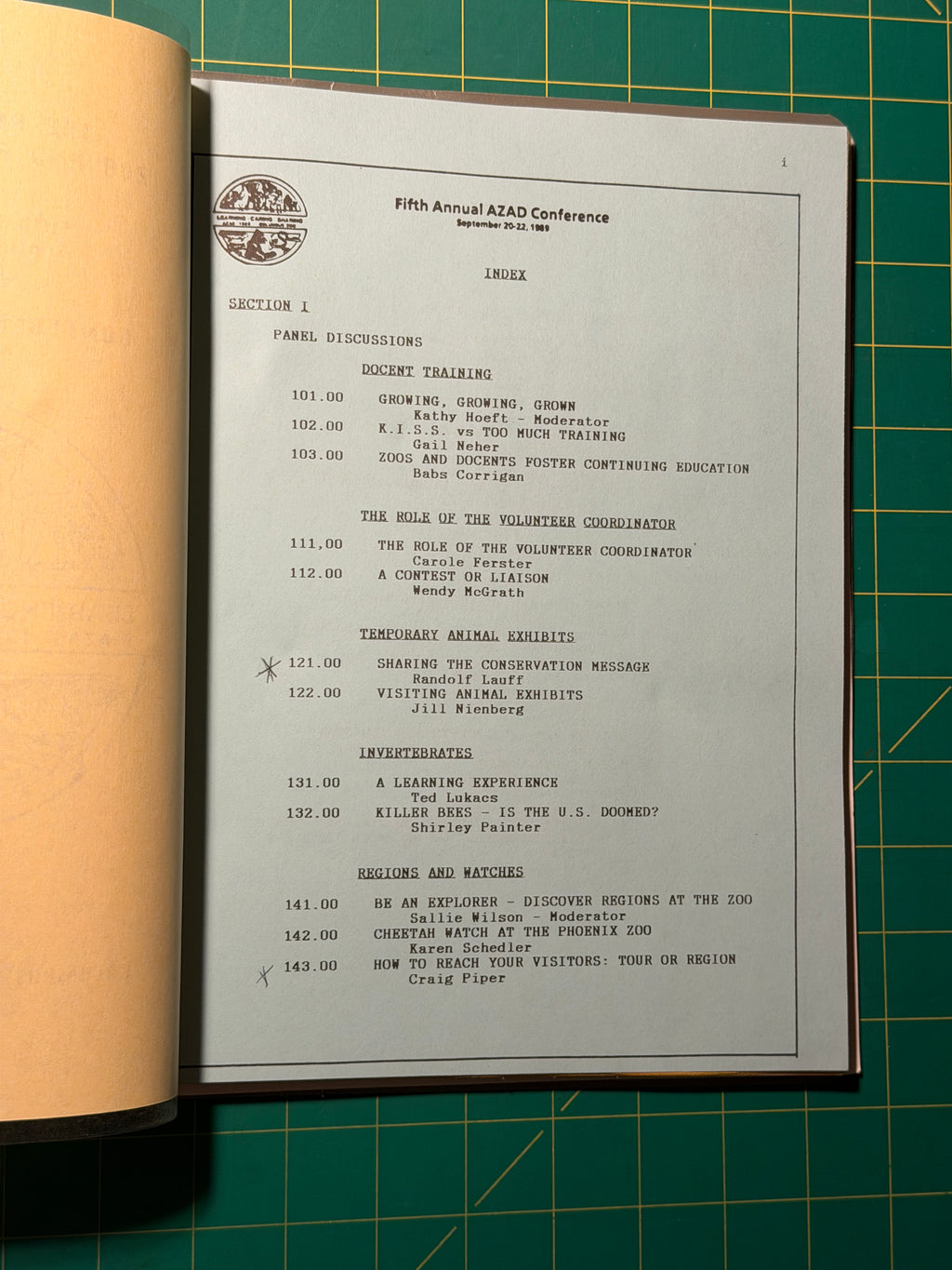 Fifth Annual AZAD Conference: Conference Proceedings - Pamphlet, Used Acceptable
