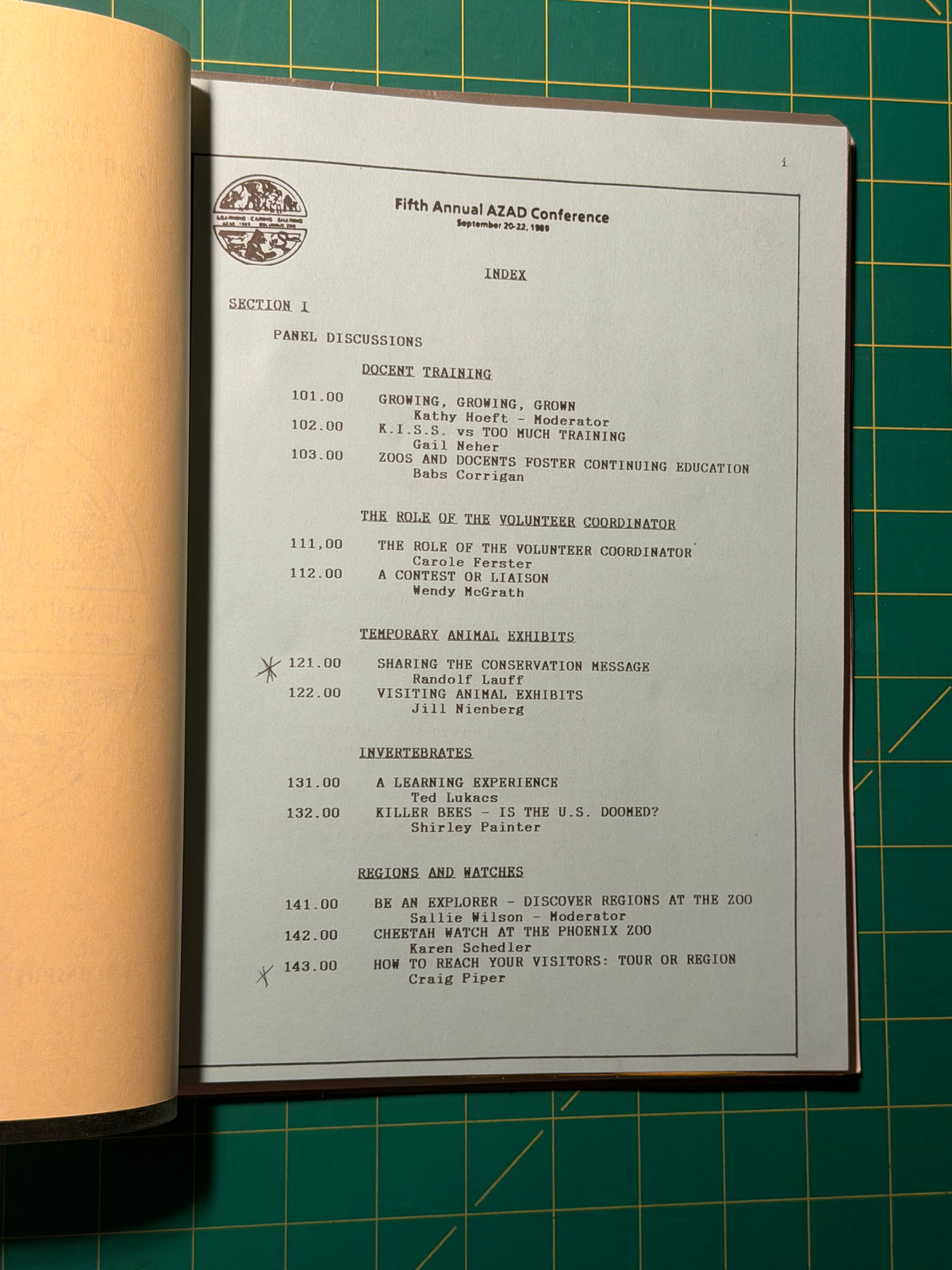 Fifth Annual AZAD Conference: Conference Proceedings - Pamphlet, Used Acceptable