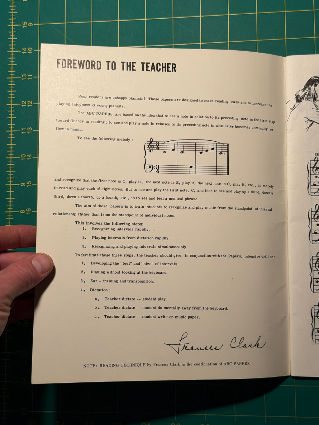 ABC Papers: The Interval Approach to Reading - Pamphlet/ Sheet Music, Used Good