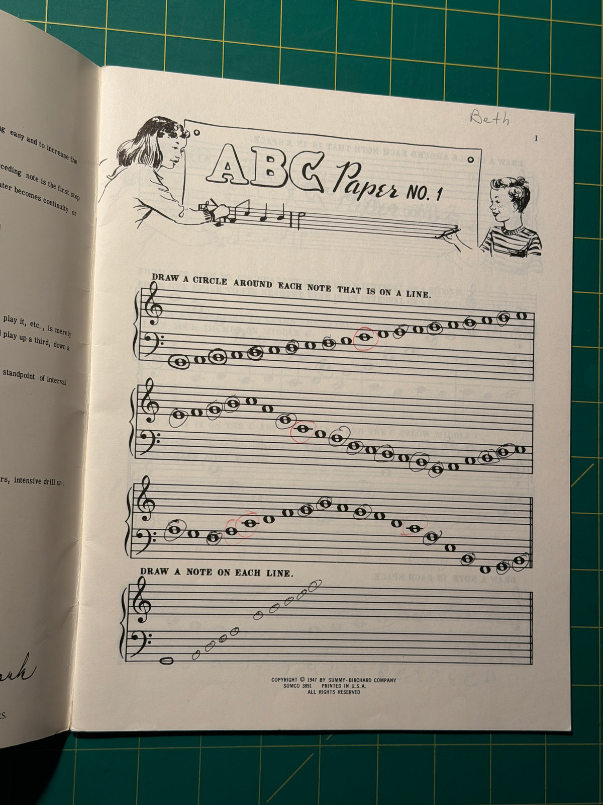 ABC Papers: The Interval Approach to Reading - Pamphlet/ Sheet Music, Used Good