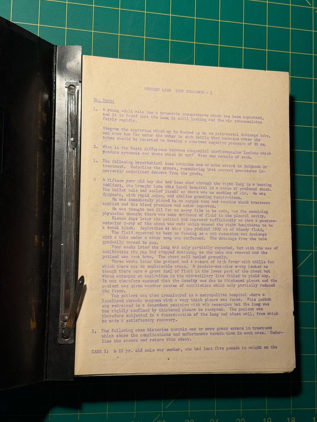 M-9 Surgery ENT OB - Manuscript, Used Acceptable