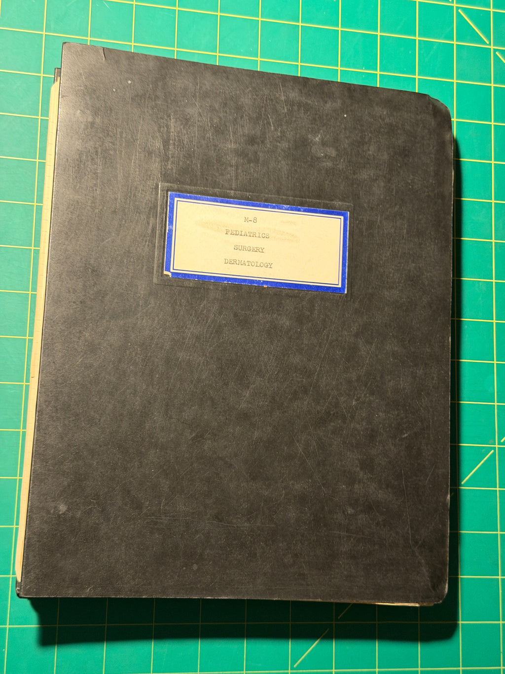 M-8 Pediatrics Surgery Dermatology - Manuscript, Used Acceptable