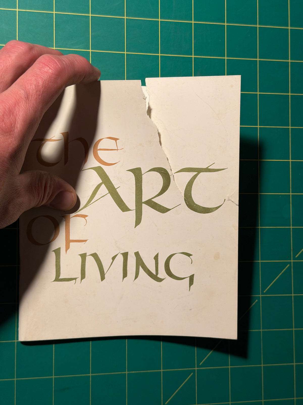 The Art of Living - Pamphlet, Used Acceptable
