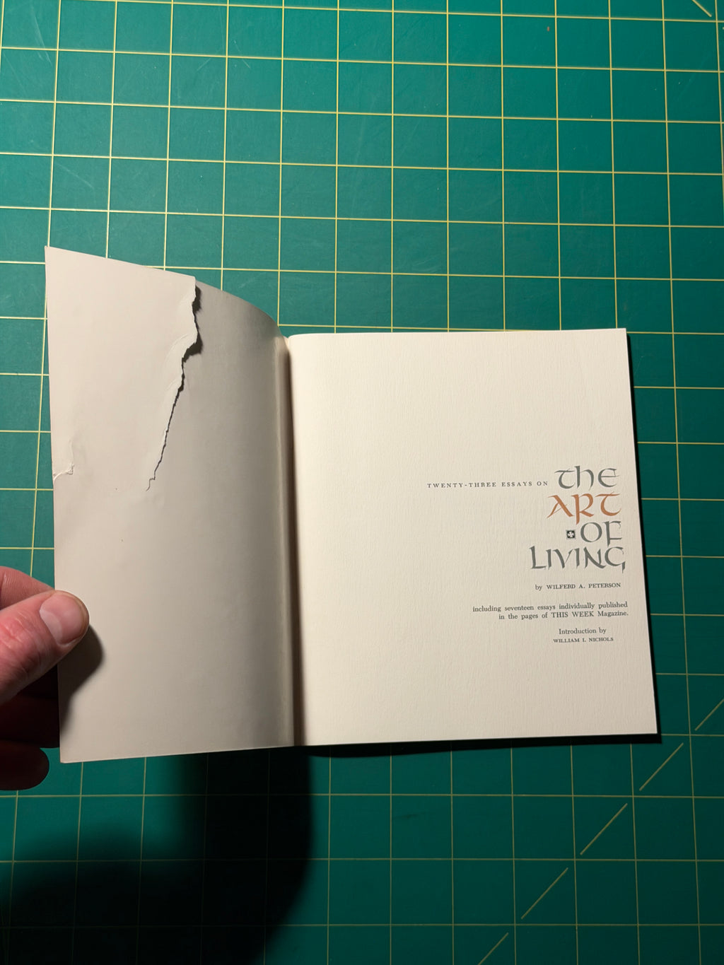 The Art of Living - Pamphlet, Used Acceptable
