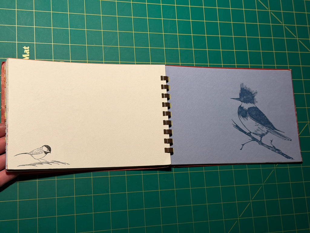 Gwen Frostic Art & Poetry / Personal Journal - Plastic Comb, Used Good