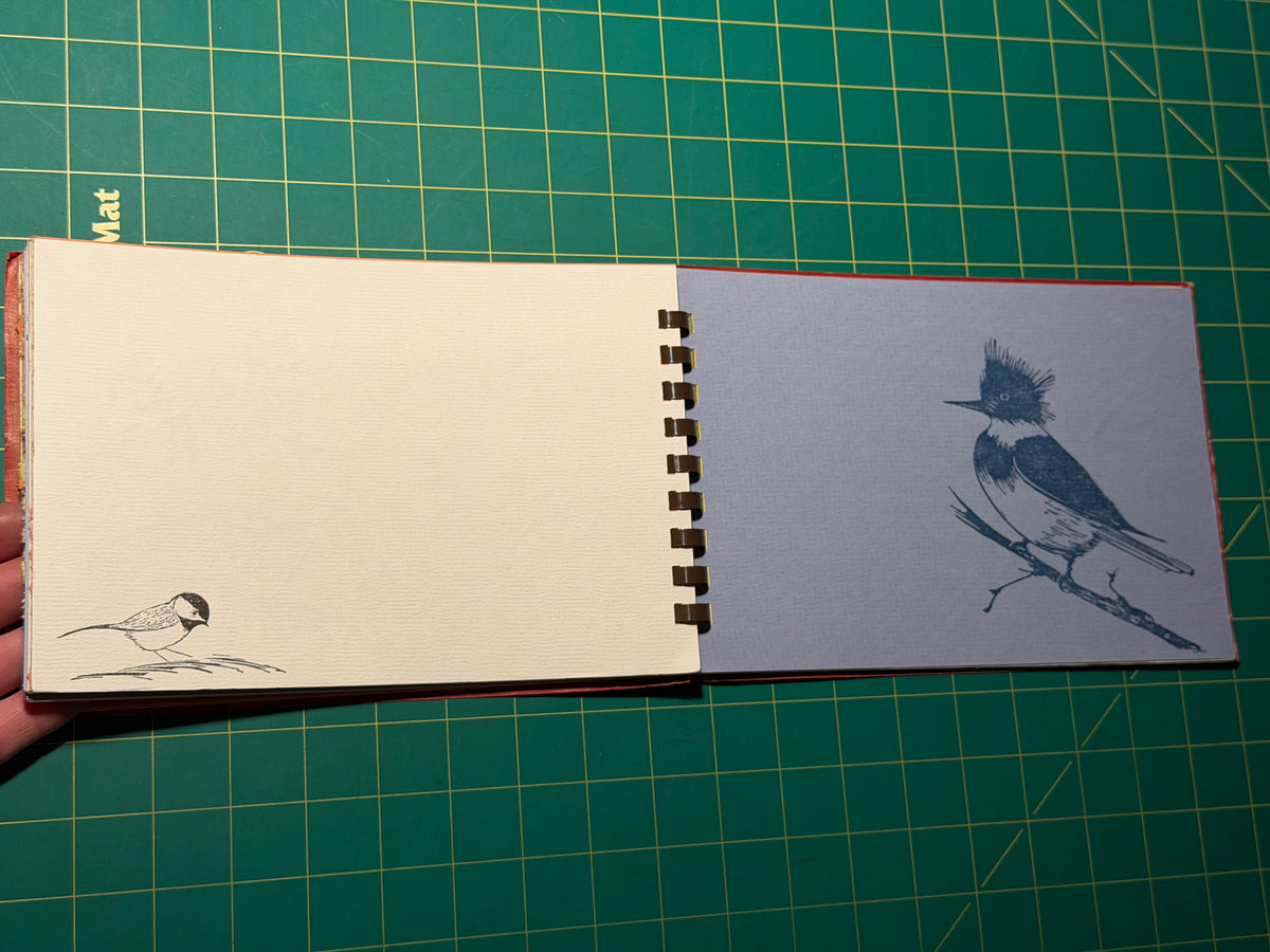 Gwen Frostic Art & Poetry / Personal Journal - Plastic Comb, Used Good