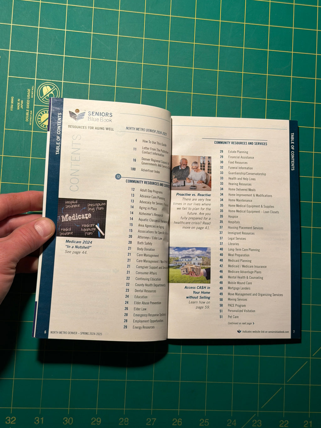 Seniors Blue Book: Resources for Aging Well - Pamphlet, Used Good