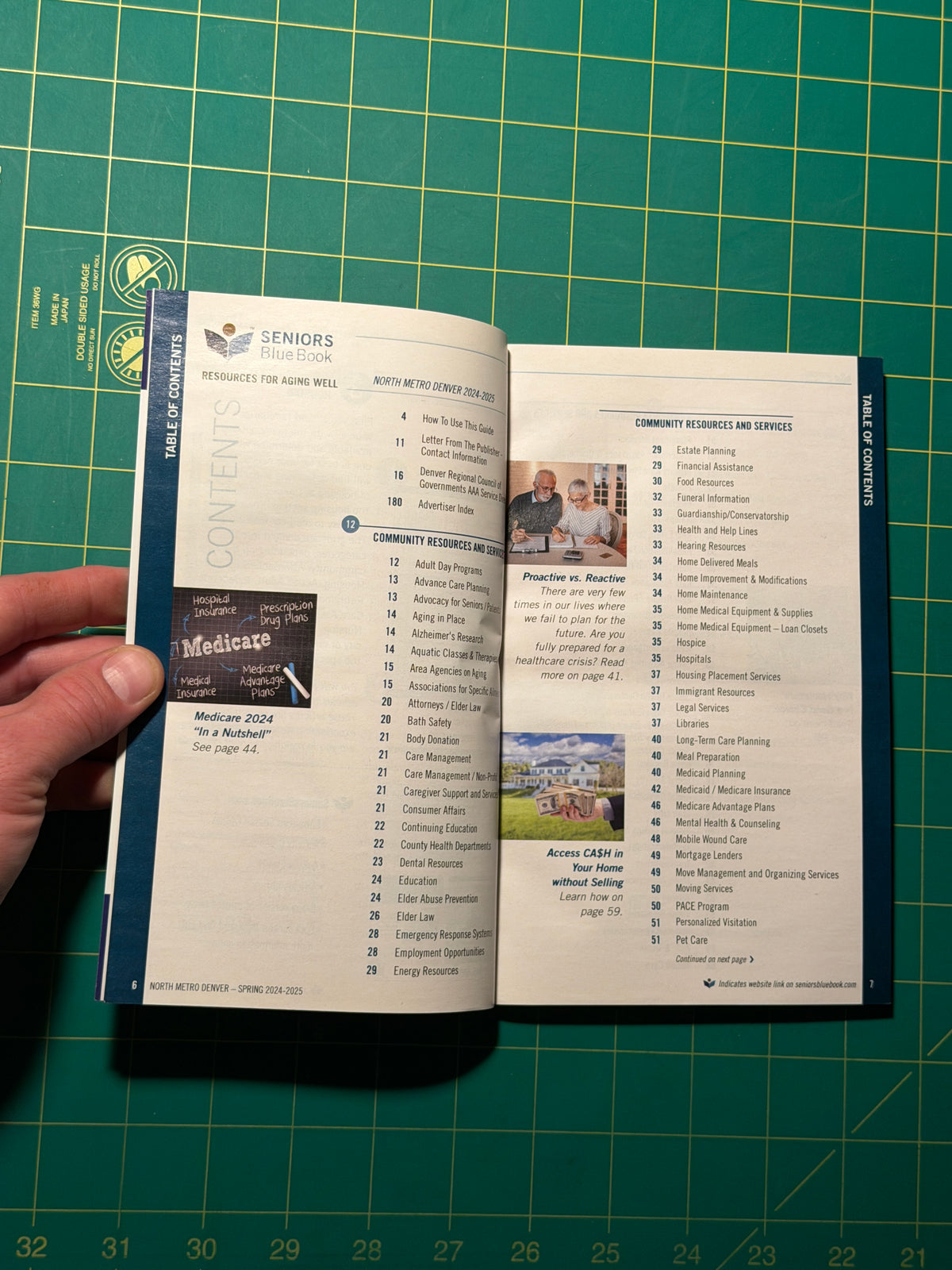 Seniors Blue Book: Resources for Aging Well - Pamphlet, Used Good