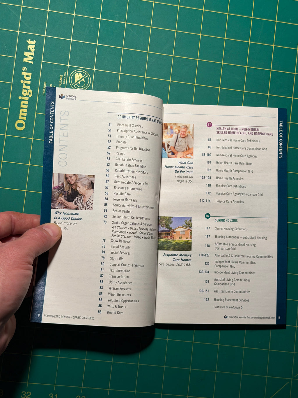 Seniors Blue Book: Resources for Aging Well - Pamphlet, Used Good