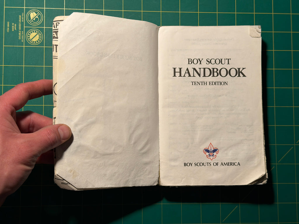 The Boy Scout Handbook Tenth Edition - Paperback, Used Acceptable