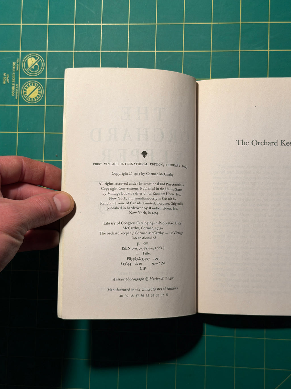 The Orchard Keeper - Paperback, Used Good