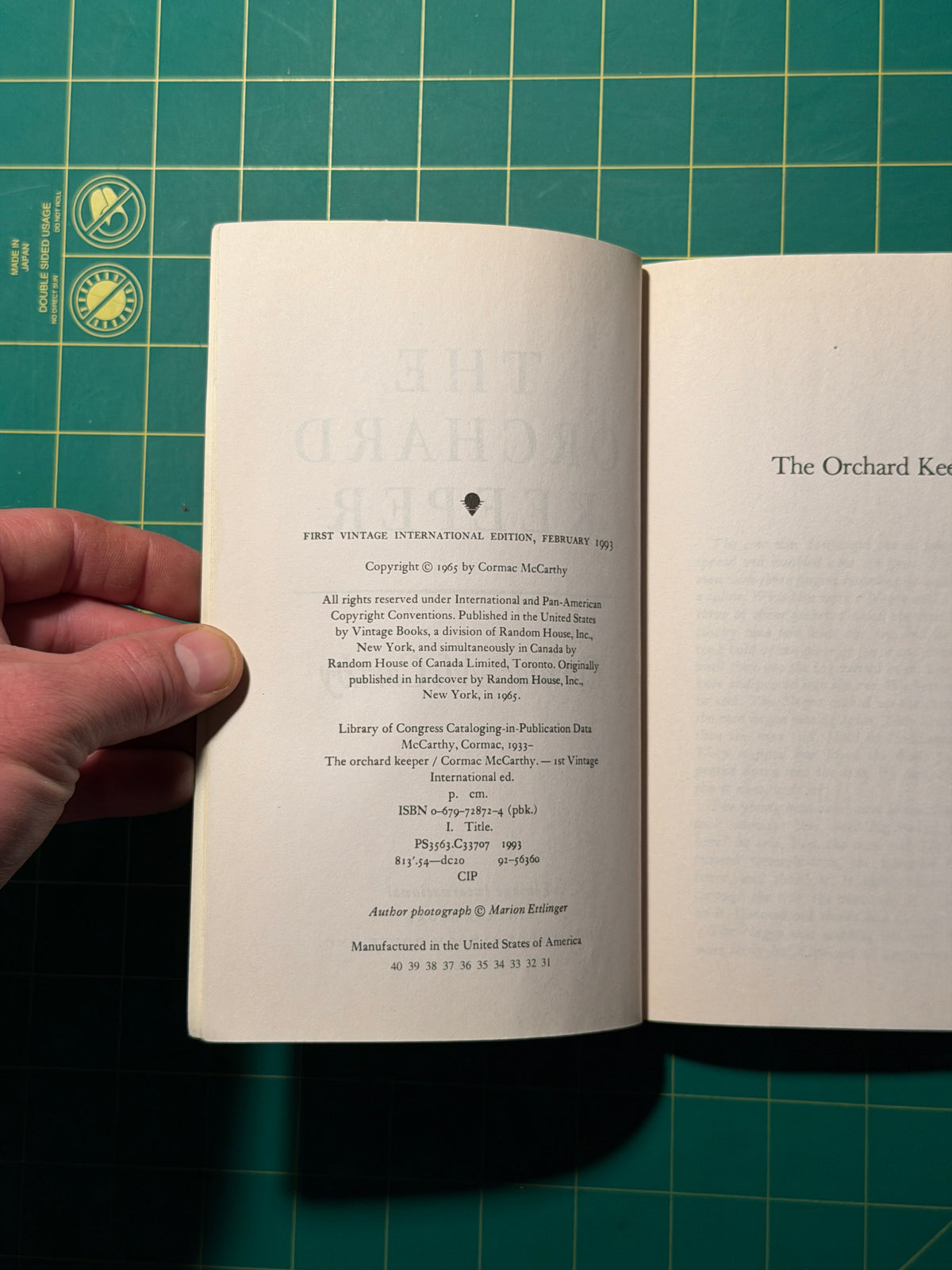 The Orchard Keeper - Paperback, Used Good