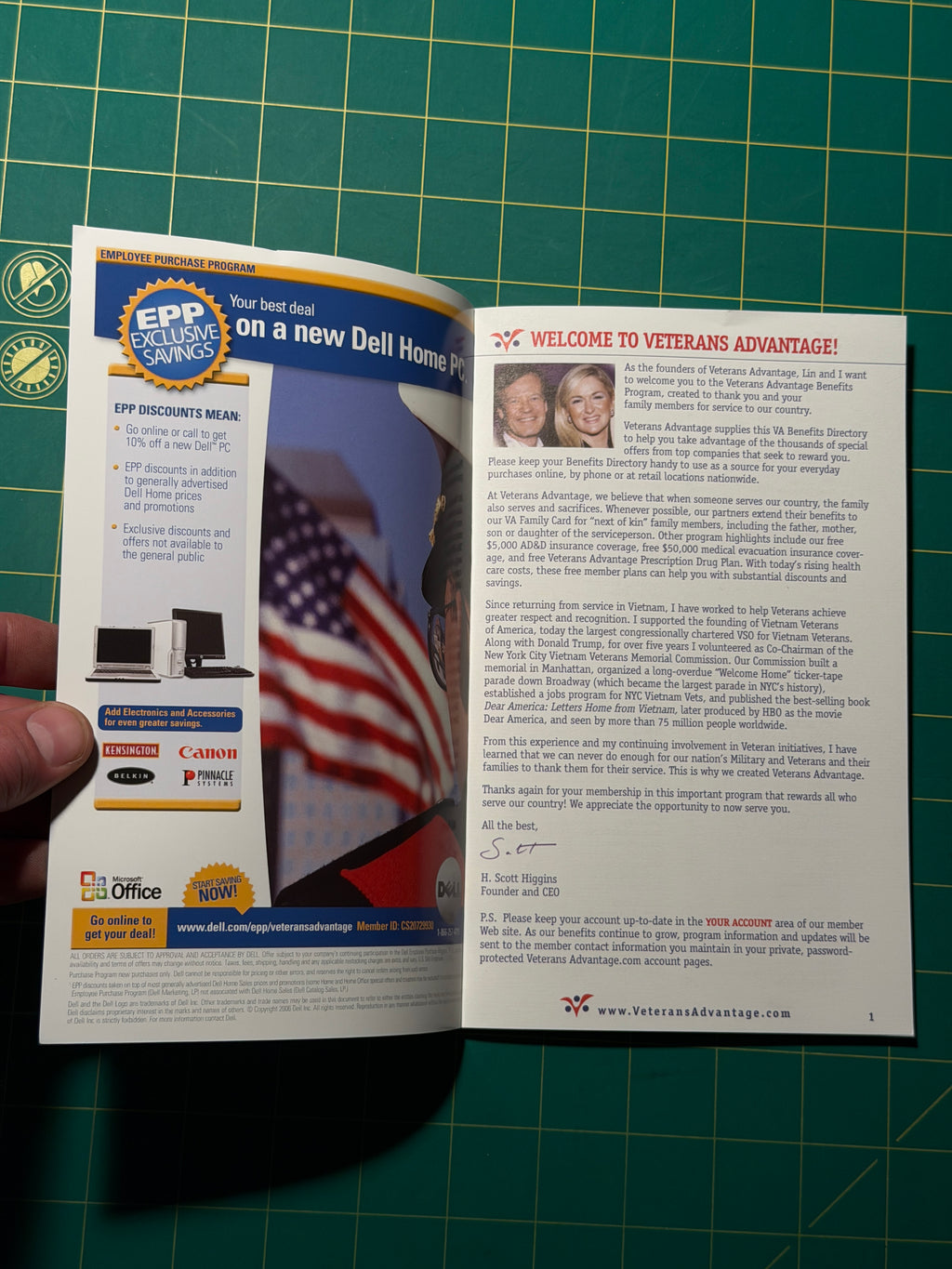 Veterans Advantage: Member Benefits Directory - Pamphlet, Used Good