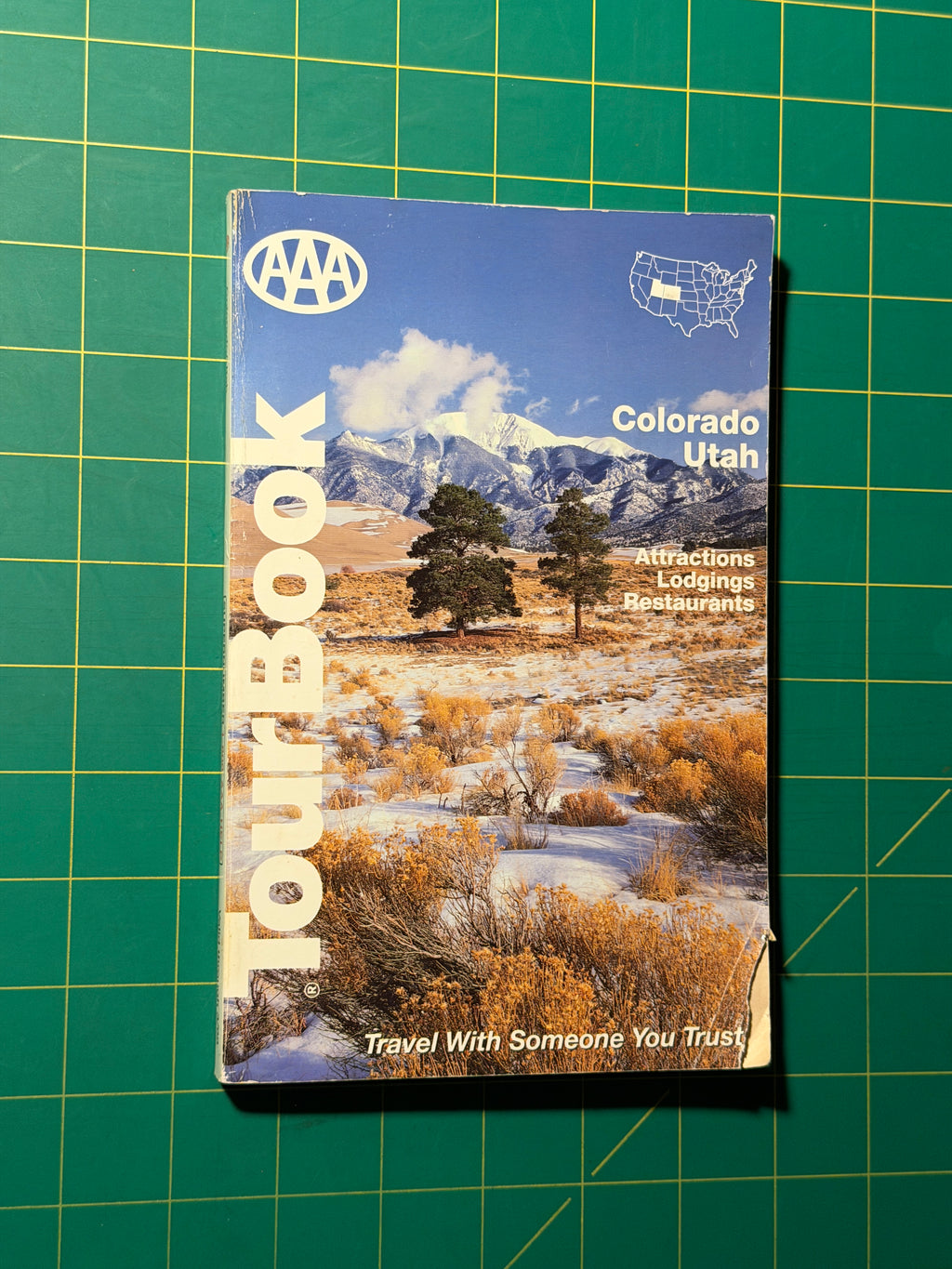 AAA Tour Book Colorado Utah 1997 - Paperback, Used Good