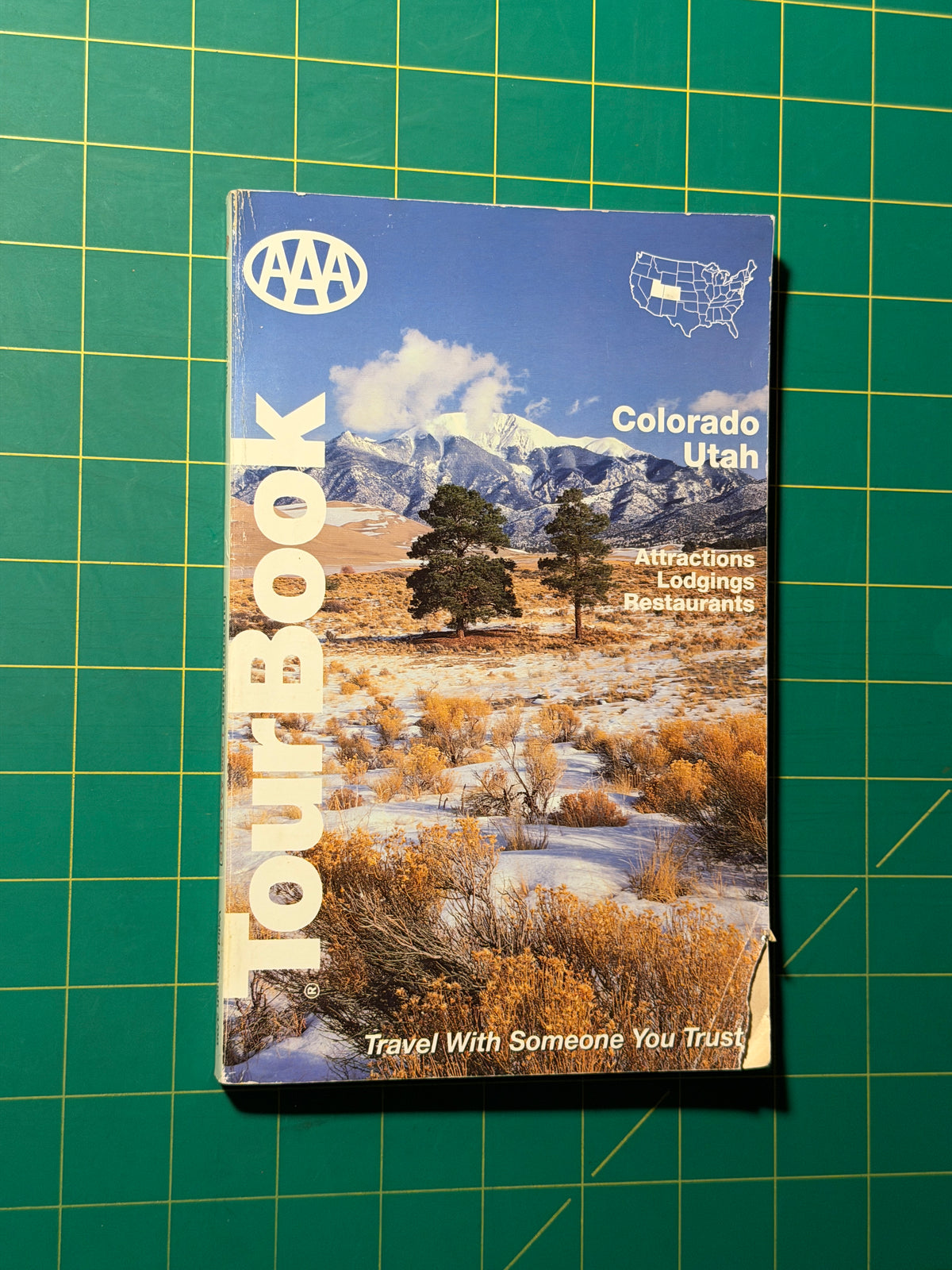 AAA Tour Book Colorado Utah 1997 - Paperback, Used Good