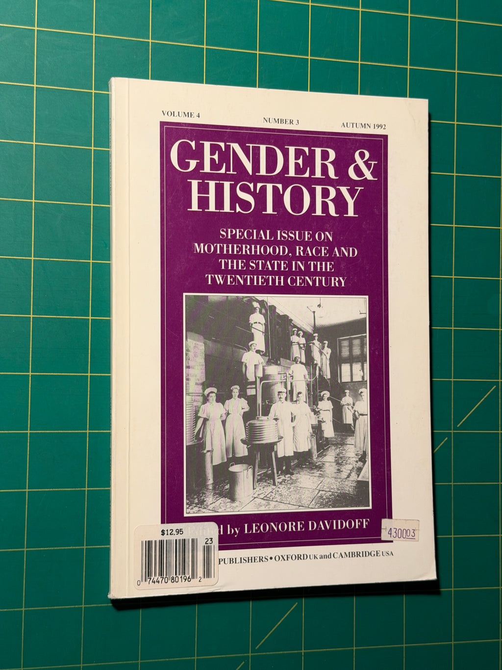 Gender & History: Motherhood, Race and the State in the Twentieth Century - Paperback, Used Good