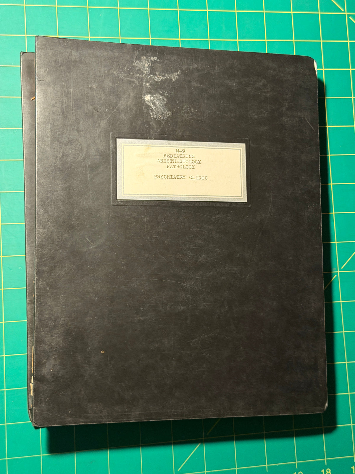 M-9 Pediatrics Anesthesiology Pathology: Psychiatry Clinic - Manuscript, Used Acceptable