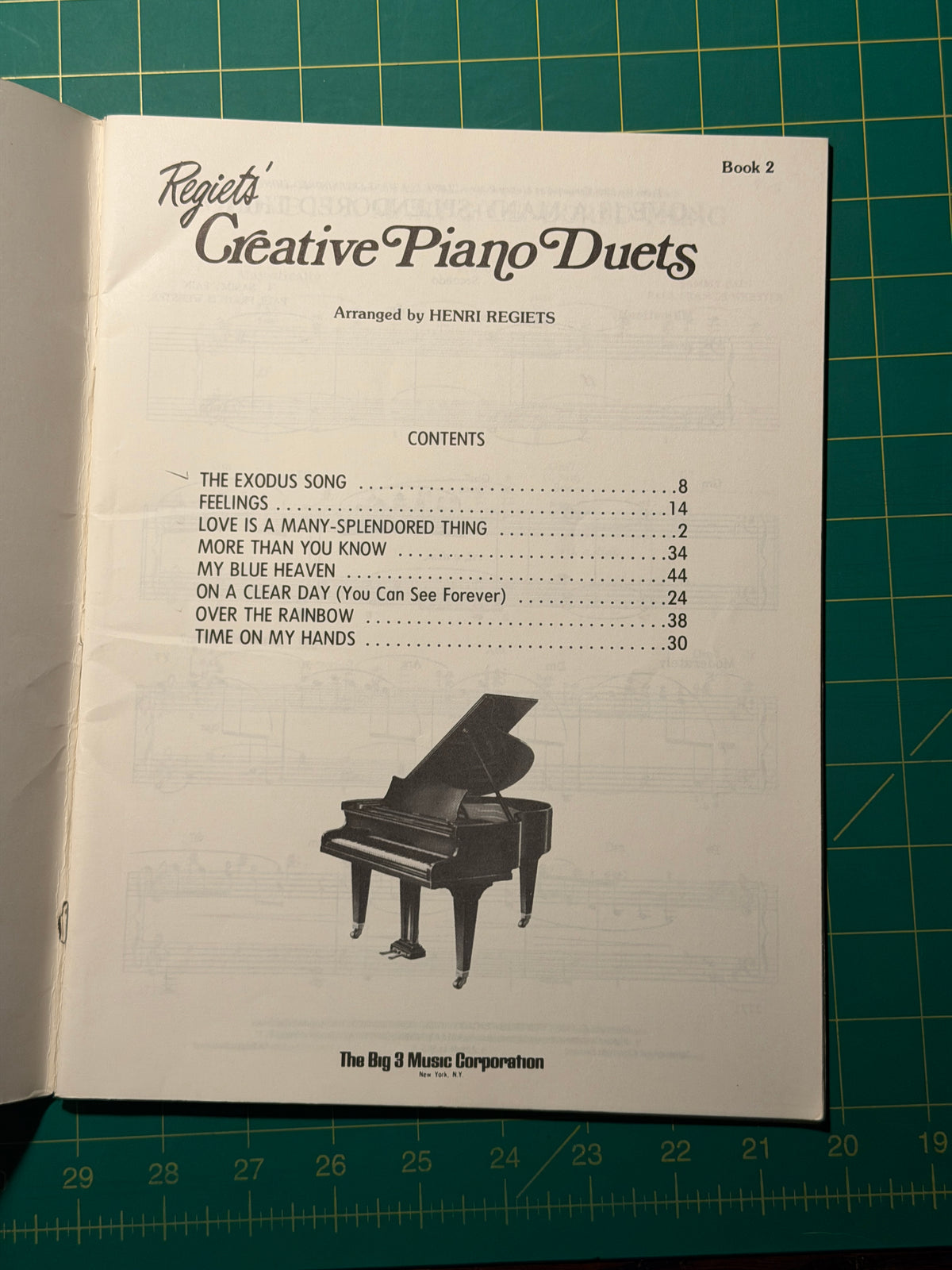 Regiets' Creative Piano Duets - Sheet Music, Used Good