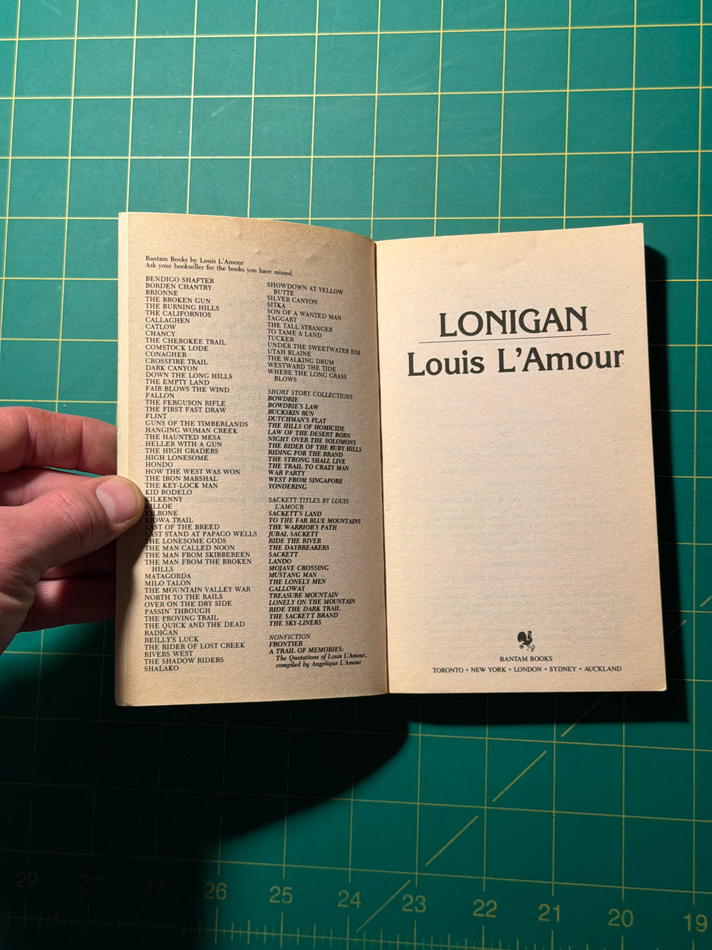 Lonigan - Paperback, Used Good