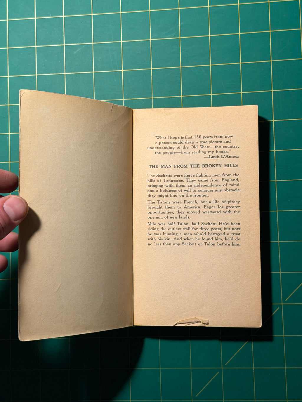 The Man from the Broken Hills - Paperback, Used Acceptable