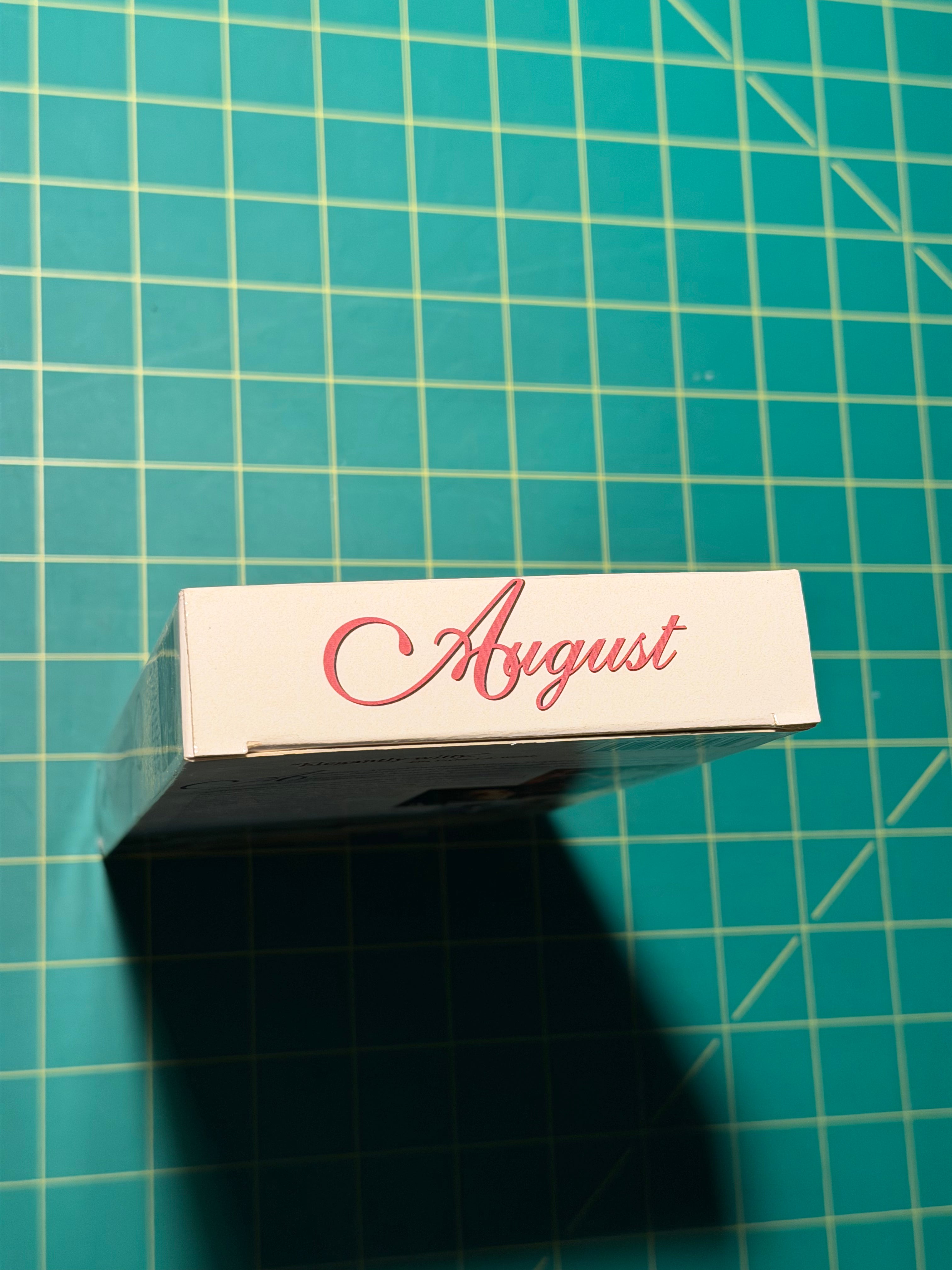 August - VHS Tape, Used Acceptable