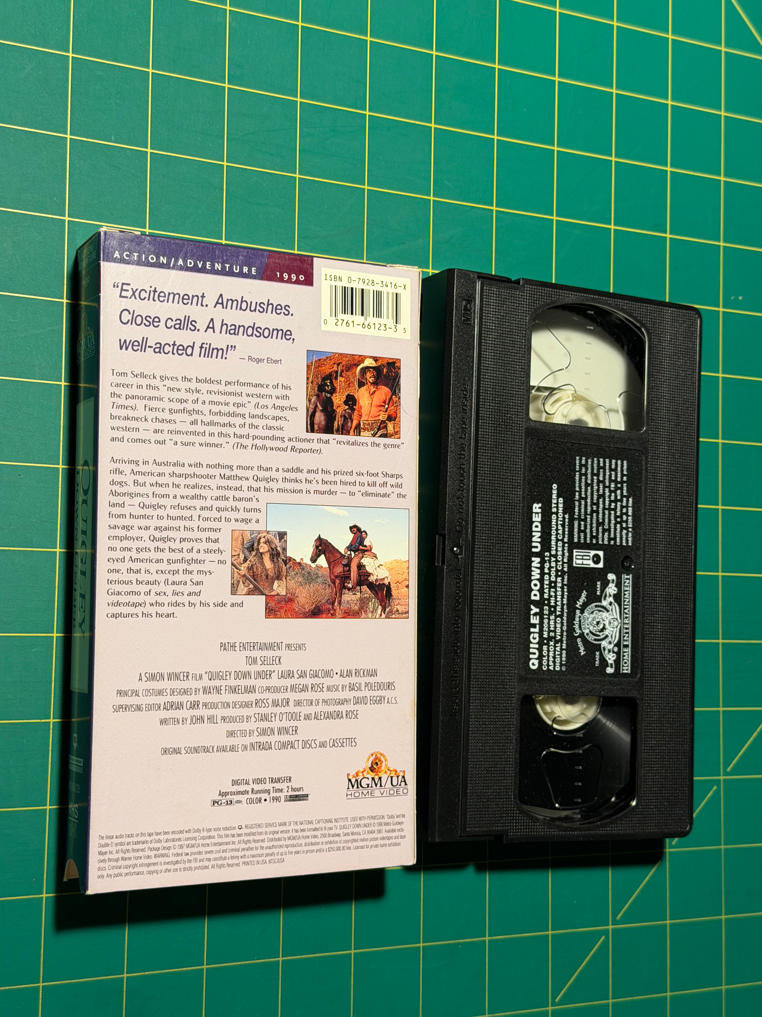 Quigley Down Under - VHS Tape, Used Good