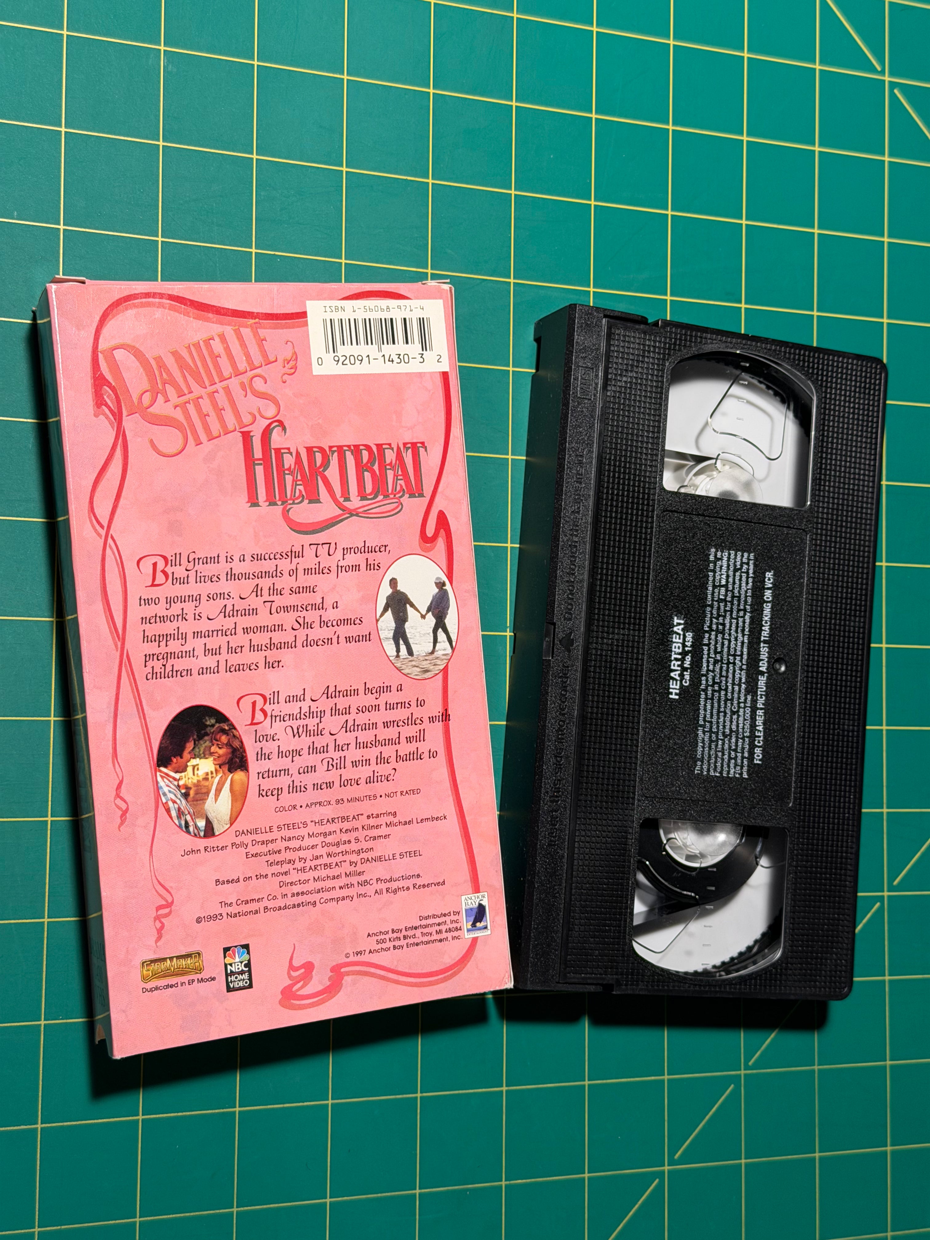 Danielle Steel's Heartbeat - VHS Tape, Used Good
