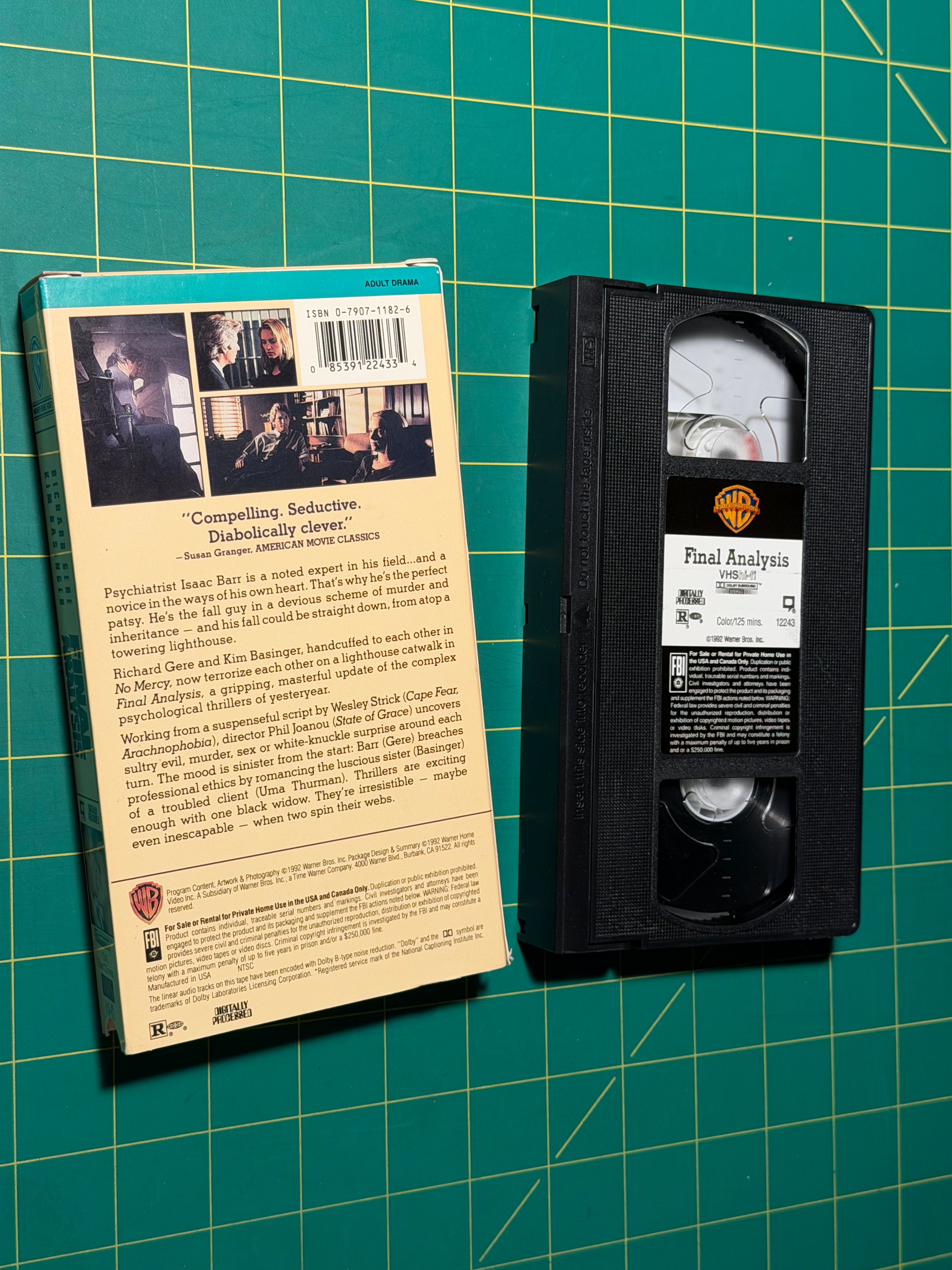 Final Analysis - VHS Tape, Used Good