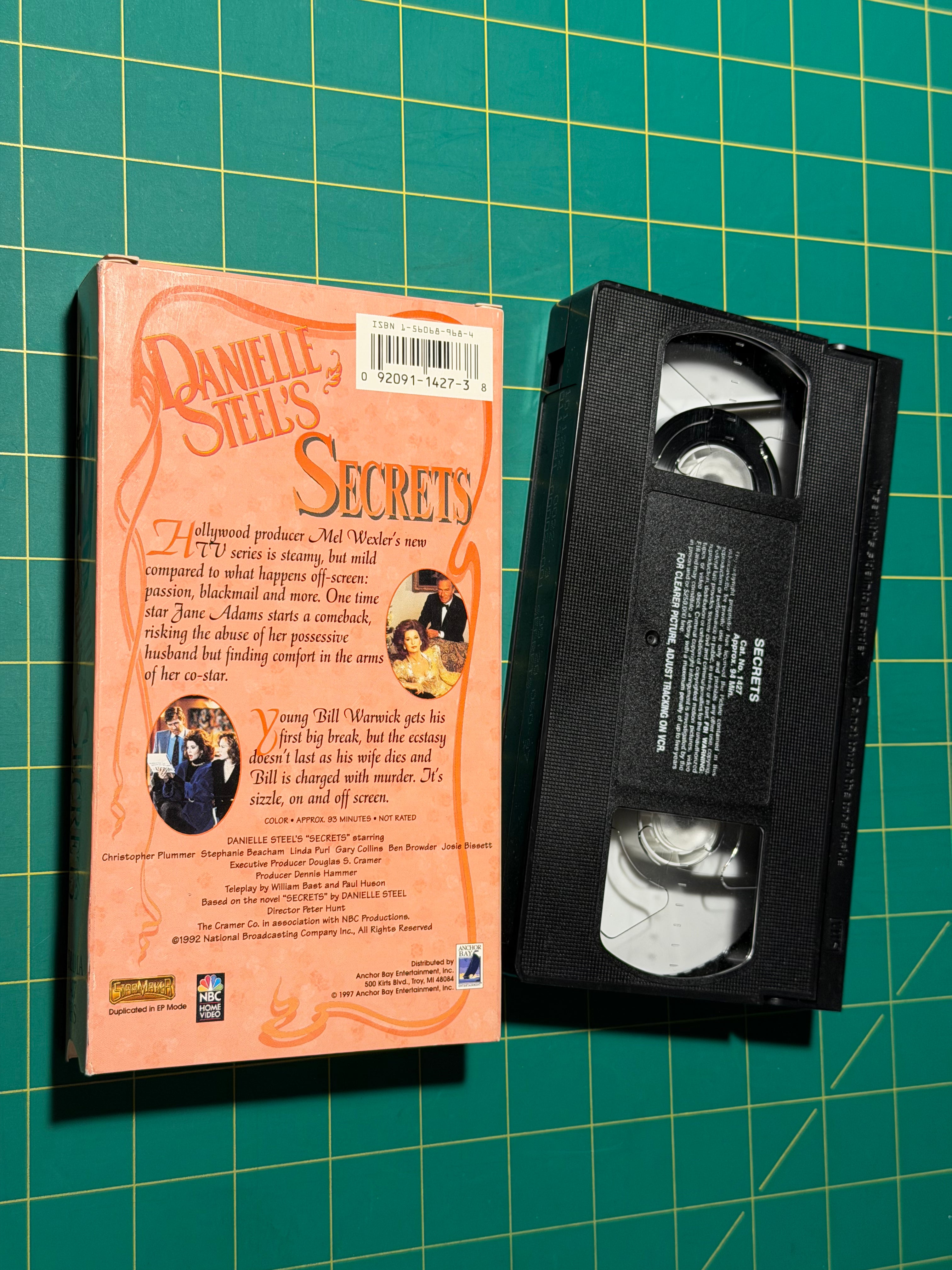 Danielle Steel's Secrets - VHS Tape, Used Good