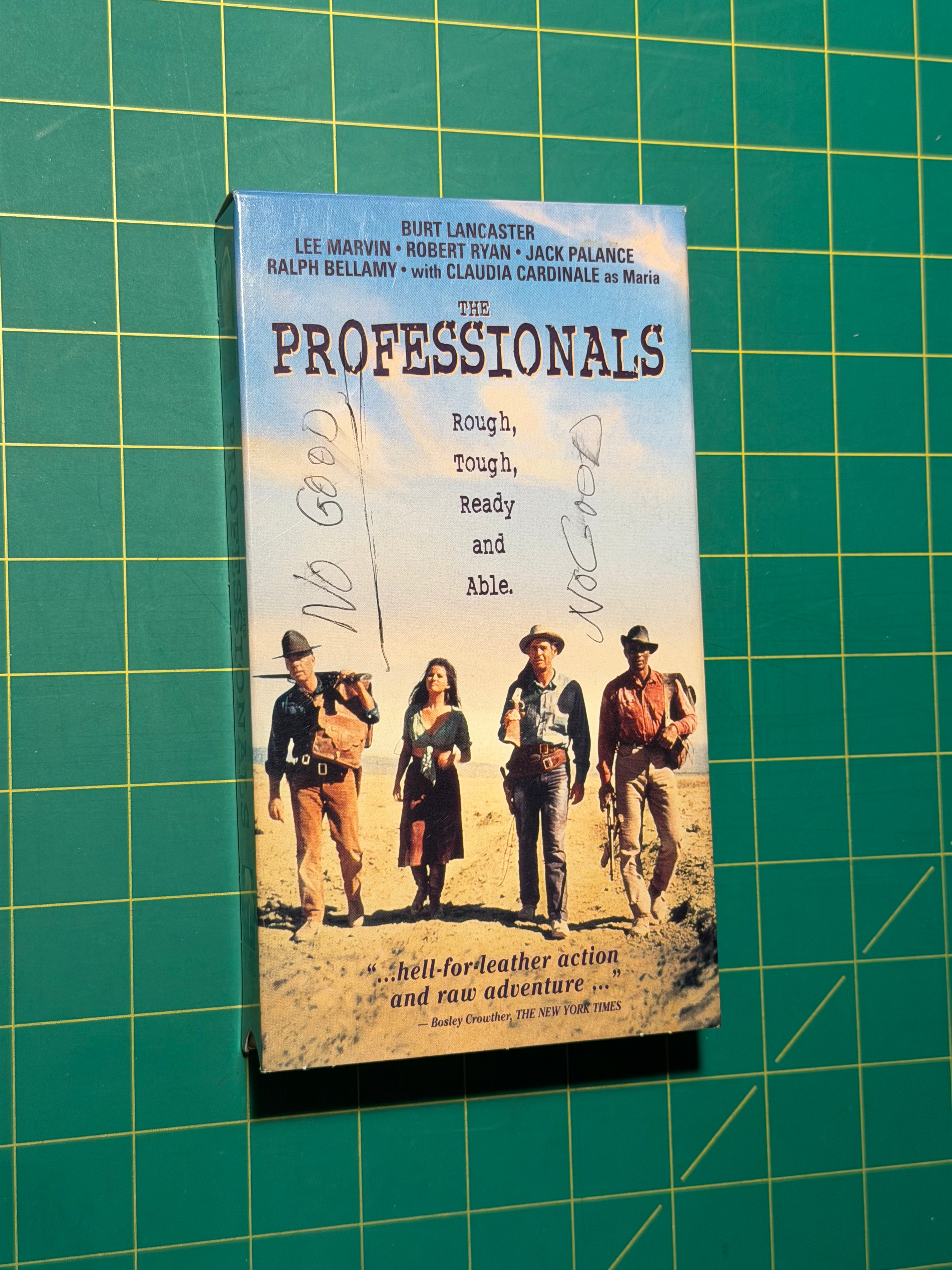 The Professionals - VHS Tape, Used Acceptable