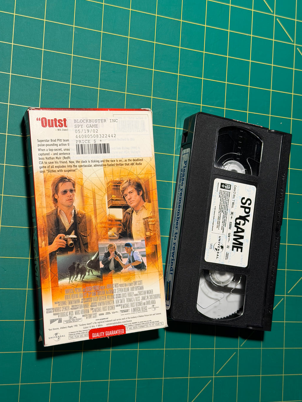 Spy Game - VHS Tape, Used Good