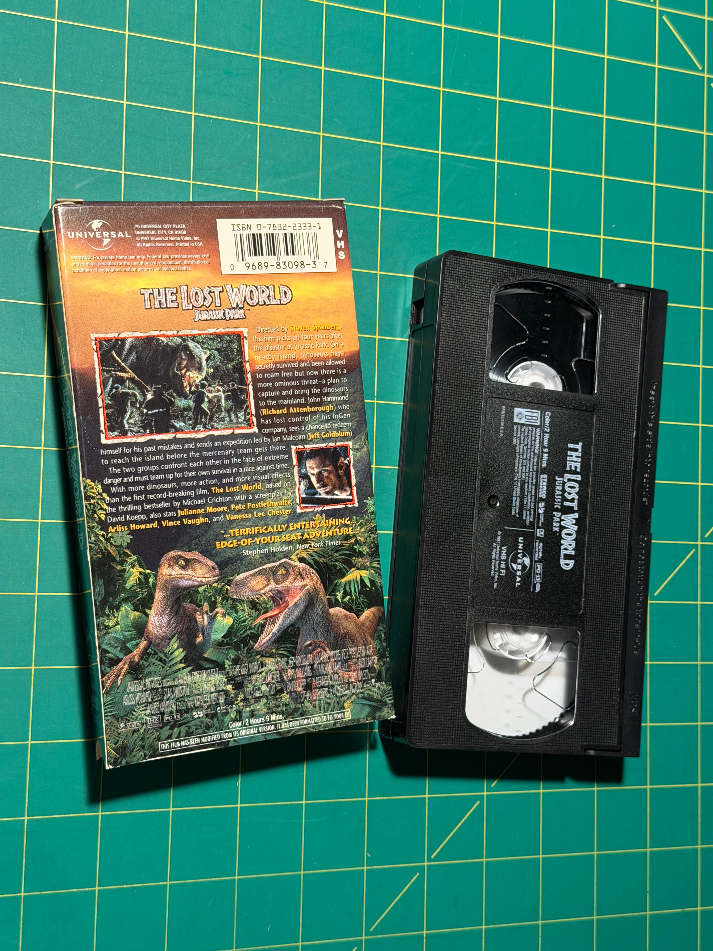 The Lost World: Jurassic Park - VHS Tape, Used Good