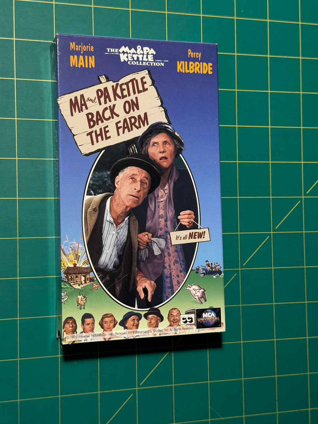 Ma and Pa Kettle Back on the Farm - VHS Tape, Used Good