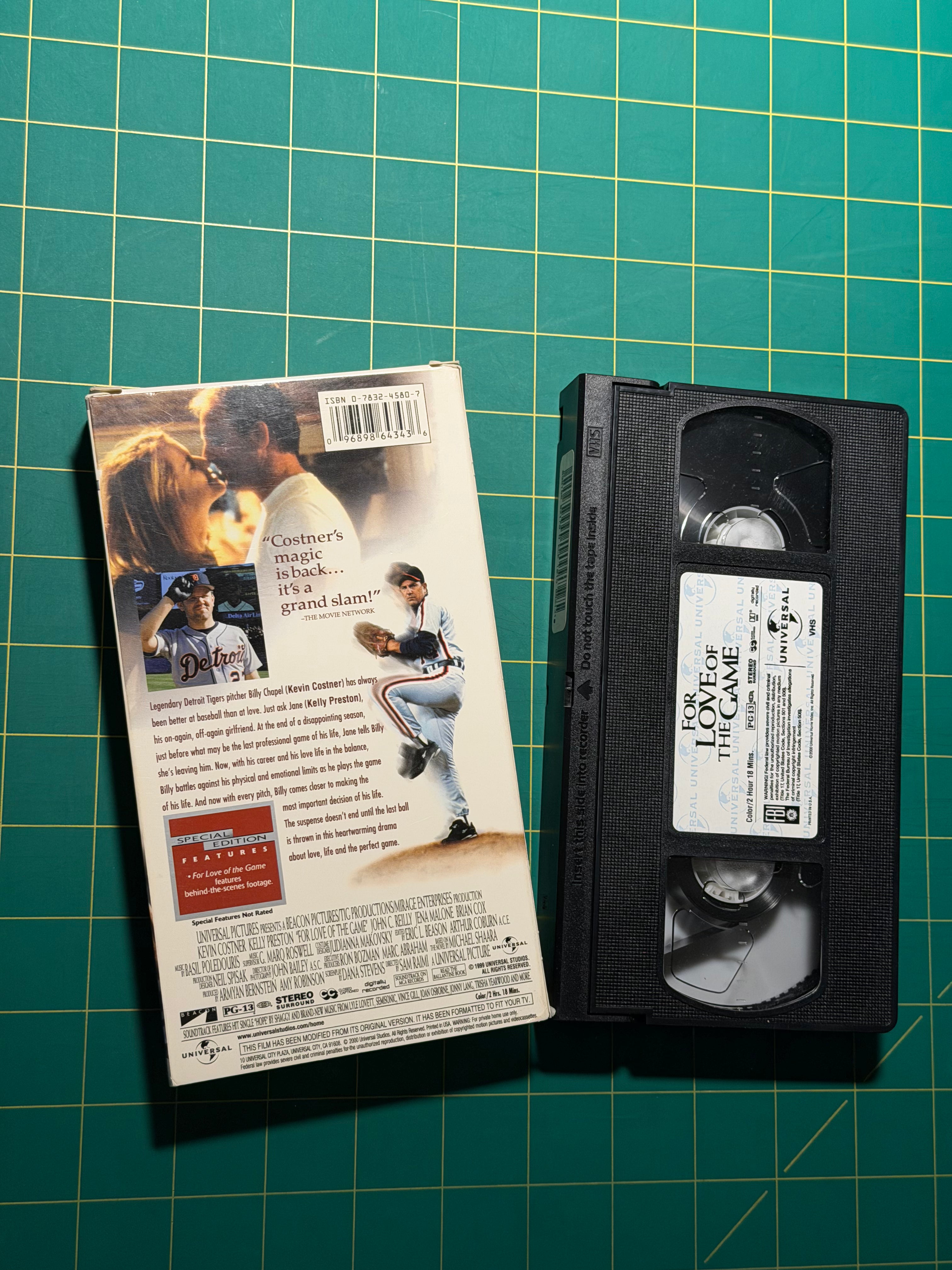 For Love of the Game - VHS Tape, Used Good