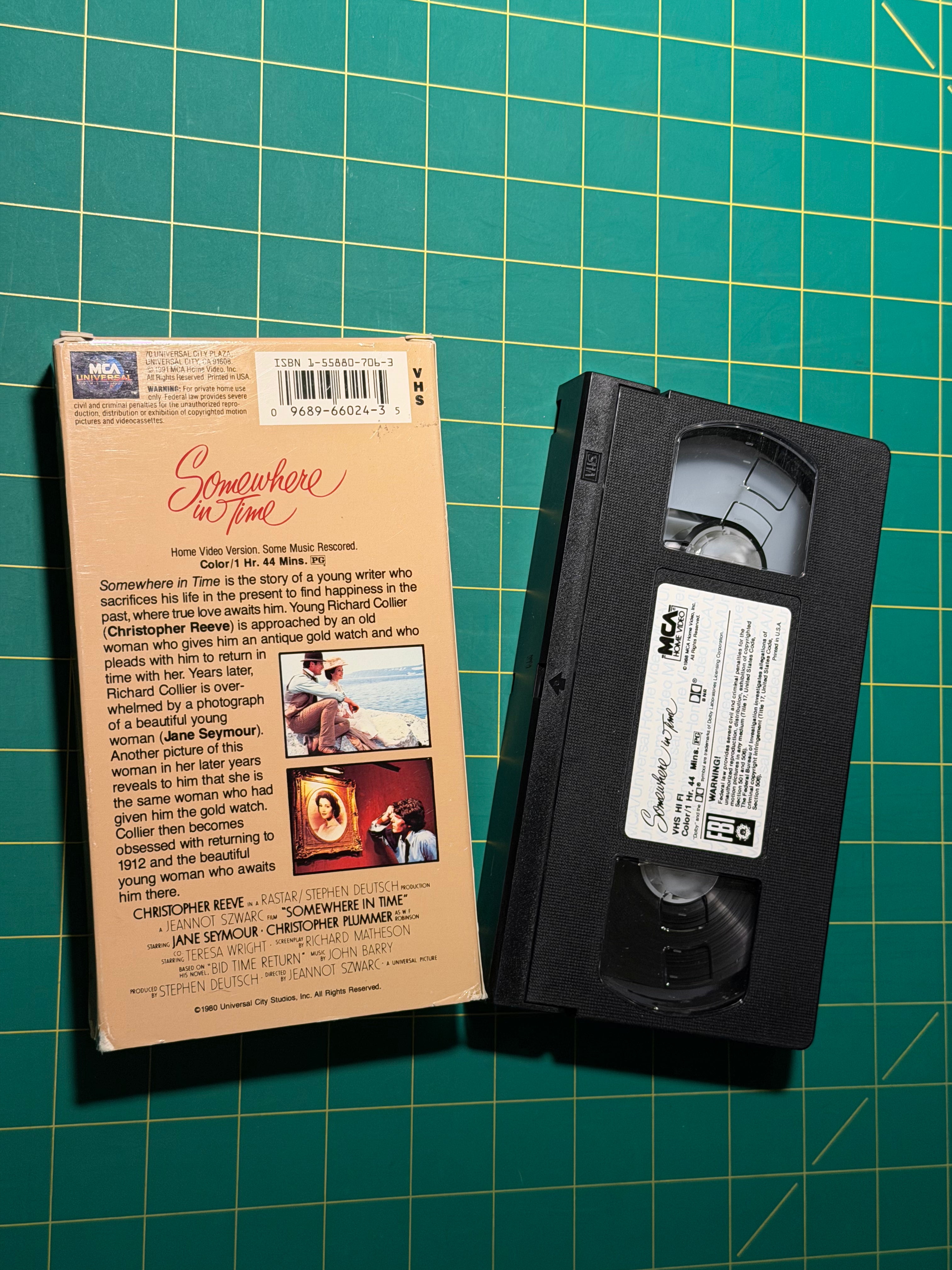 Somewhere in Time - VHS Tape, Used Good