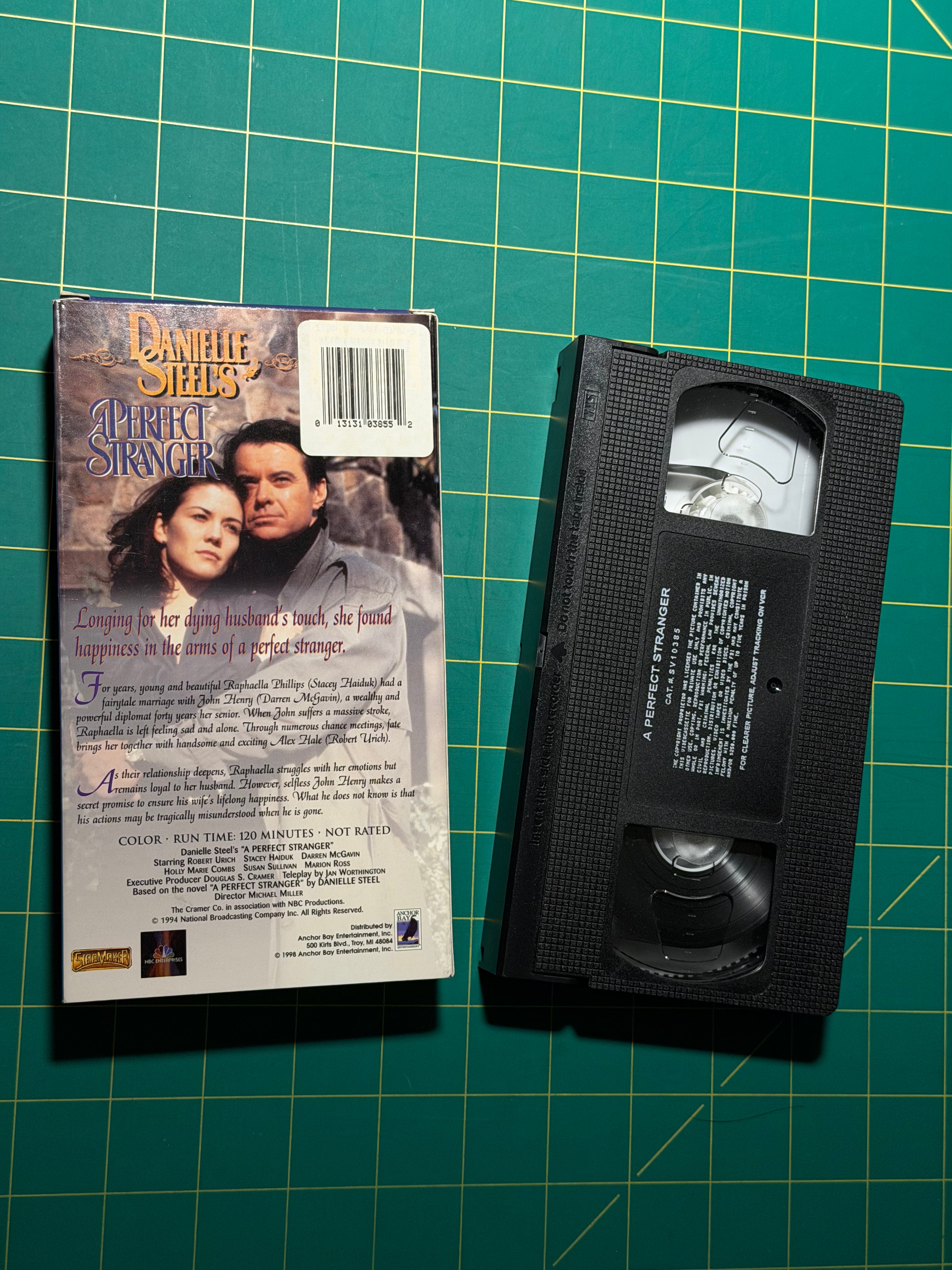 Danielle Steel's A Perfect Stranger - VHS Tape, Used Good
