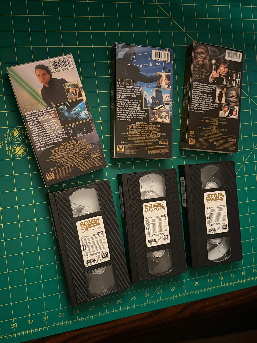 Star Wars Trilogy Special Edition 3 Tape Box Set - VHS Tapes, Used Good