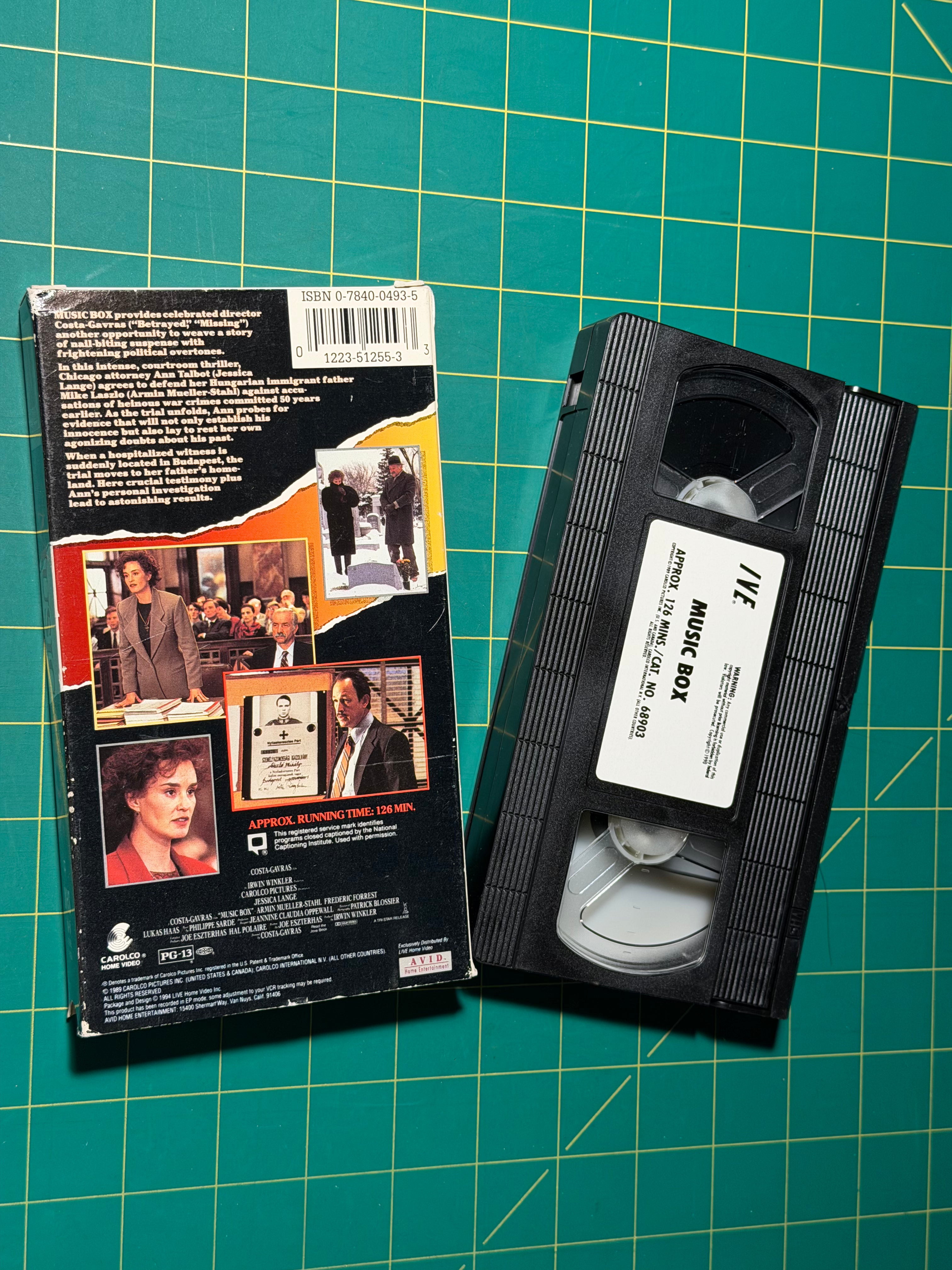 Music Box - VHS Tape, Used Acceptable