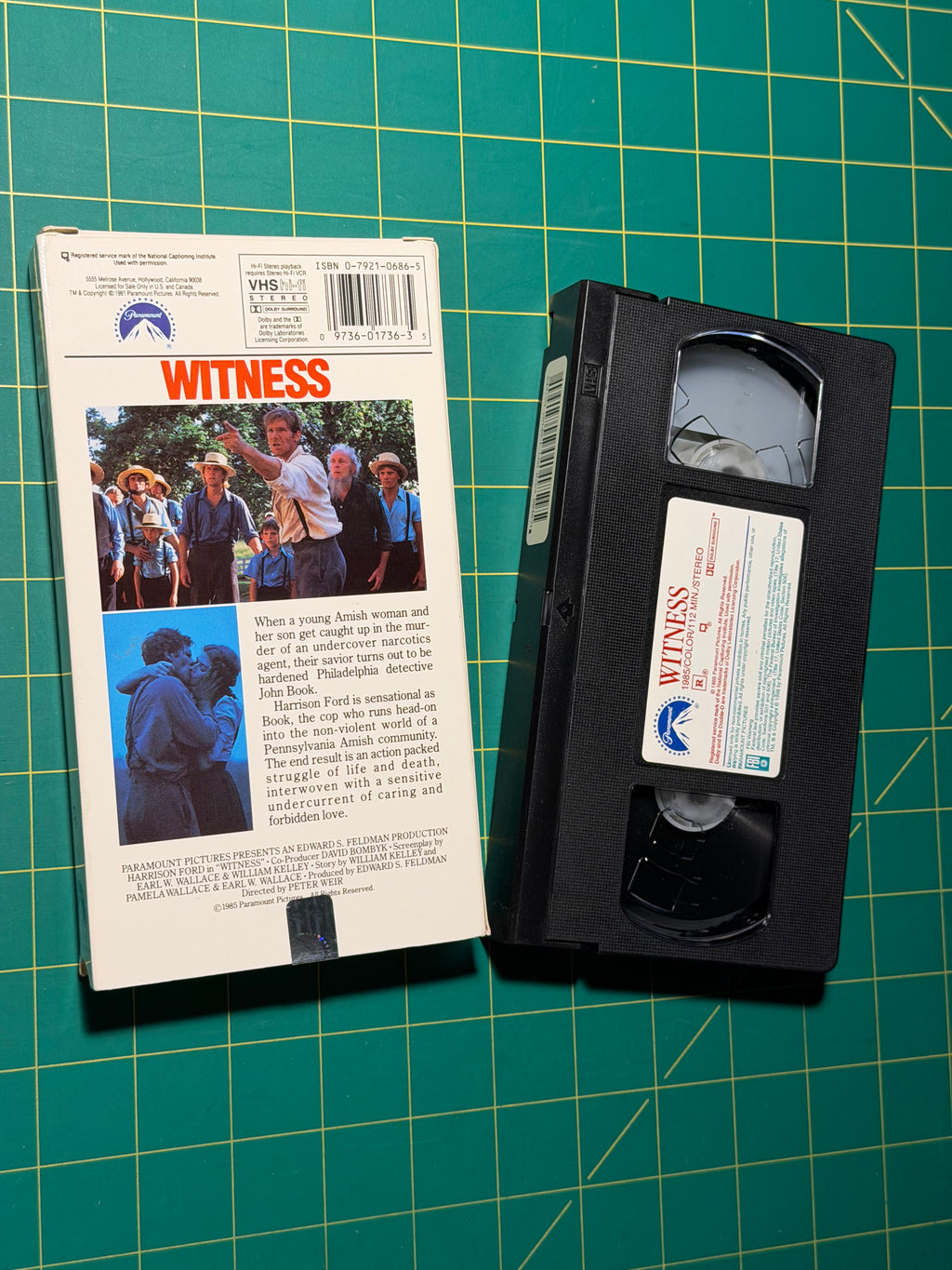 Witness - VHS Tape, Used Good