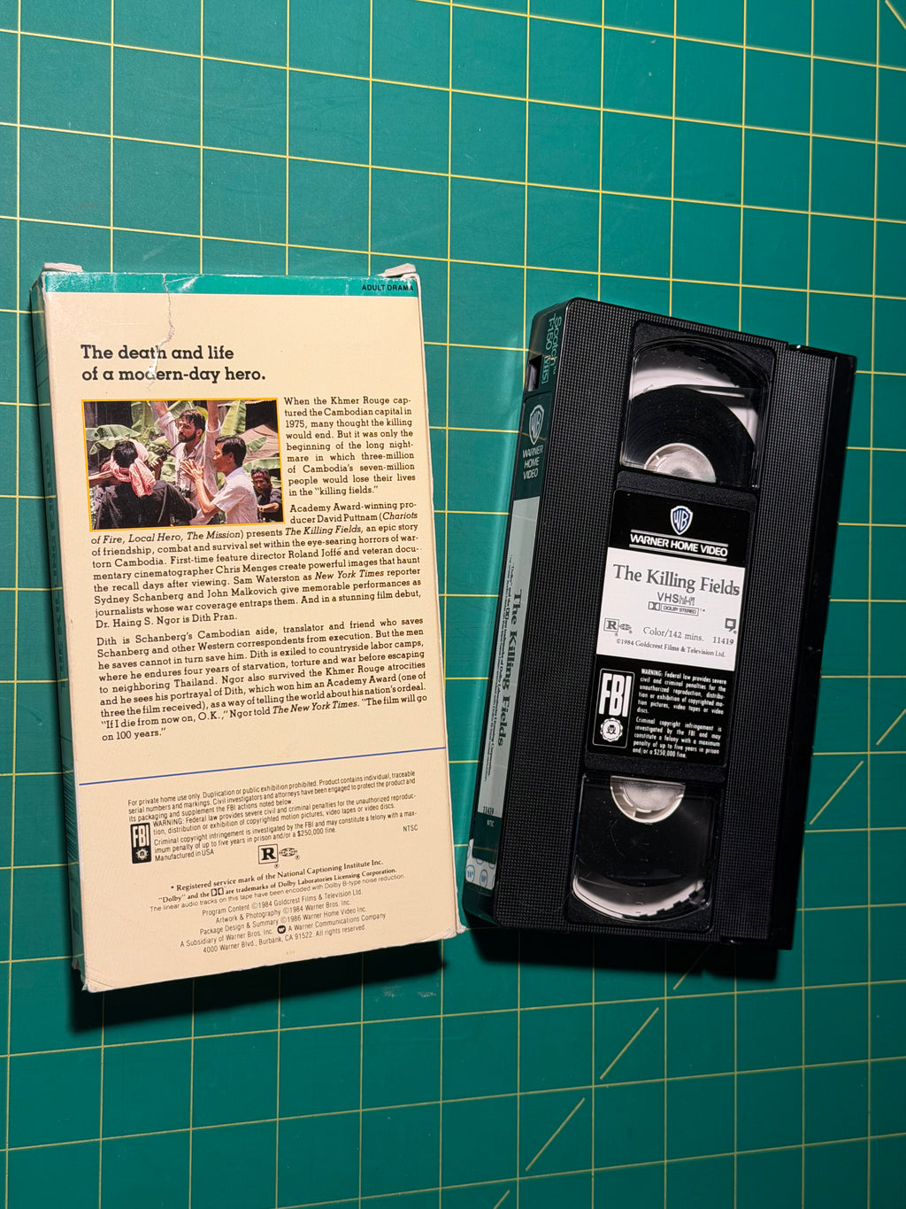 The Killing Fields - VHS Tape, Used Acceptable