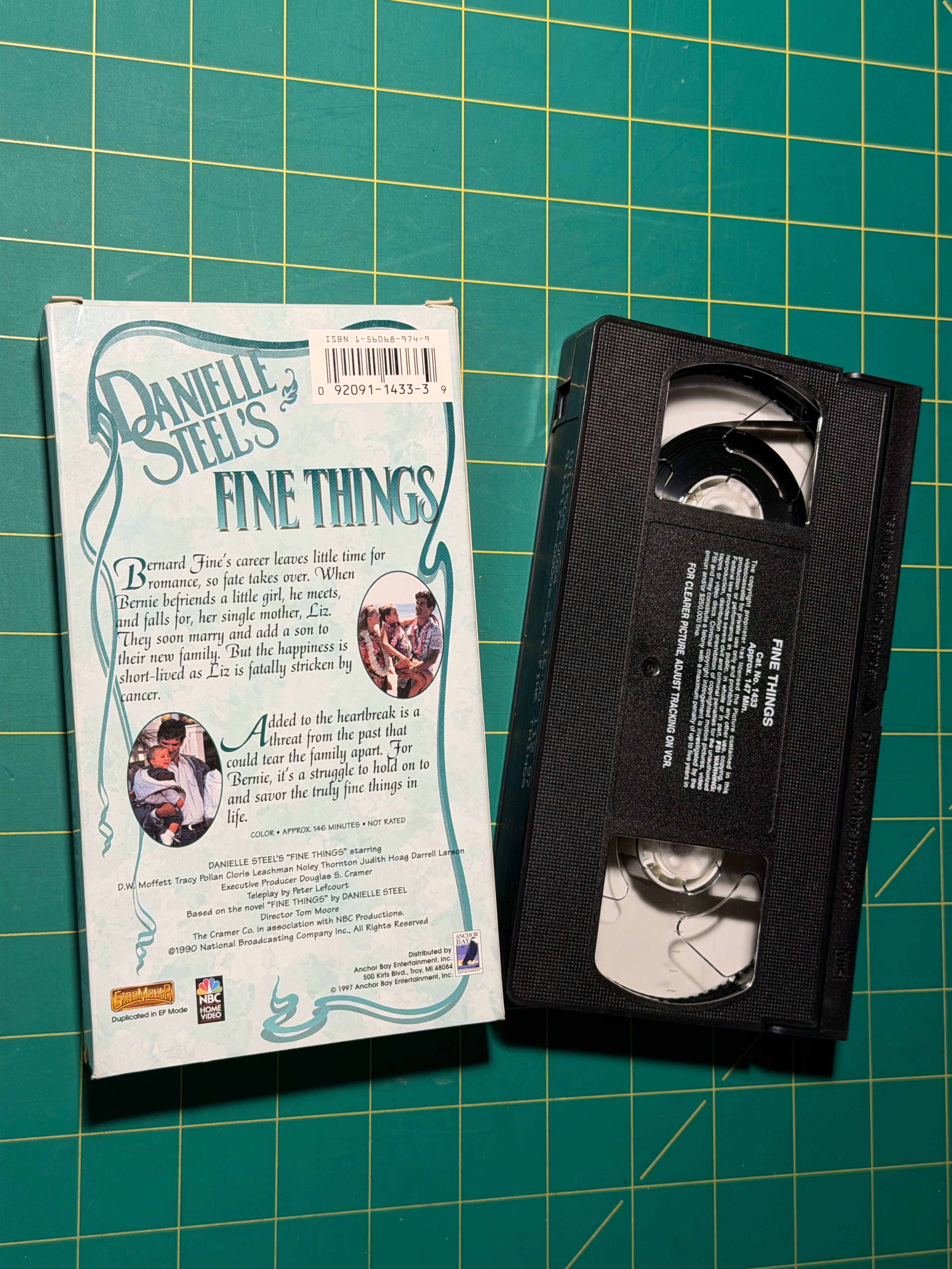 Danielle Steel's Fine Things - VHS Tape, Used Good
