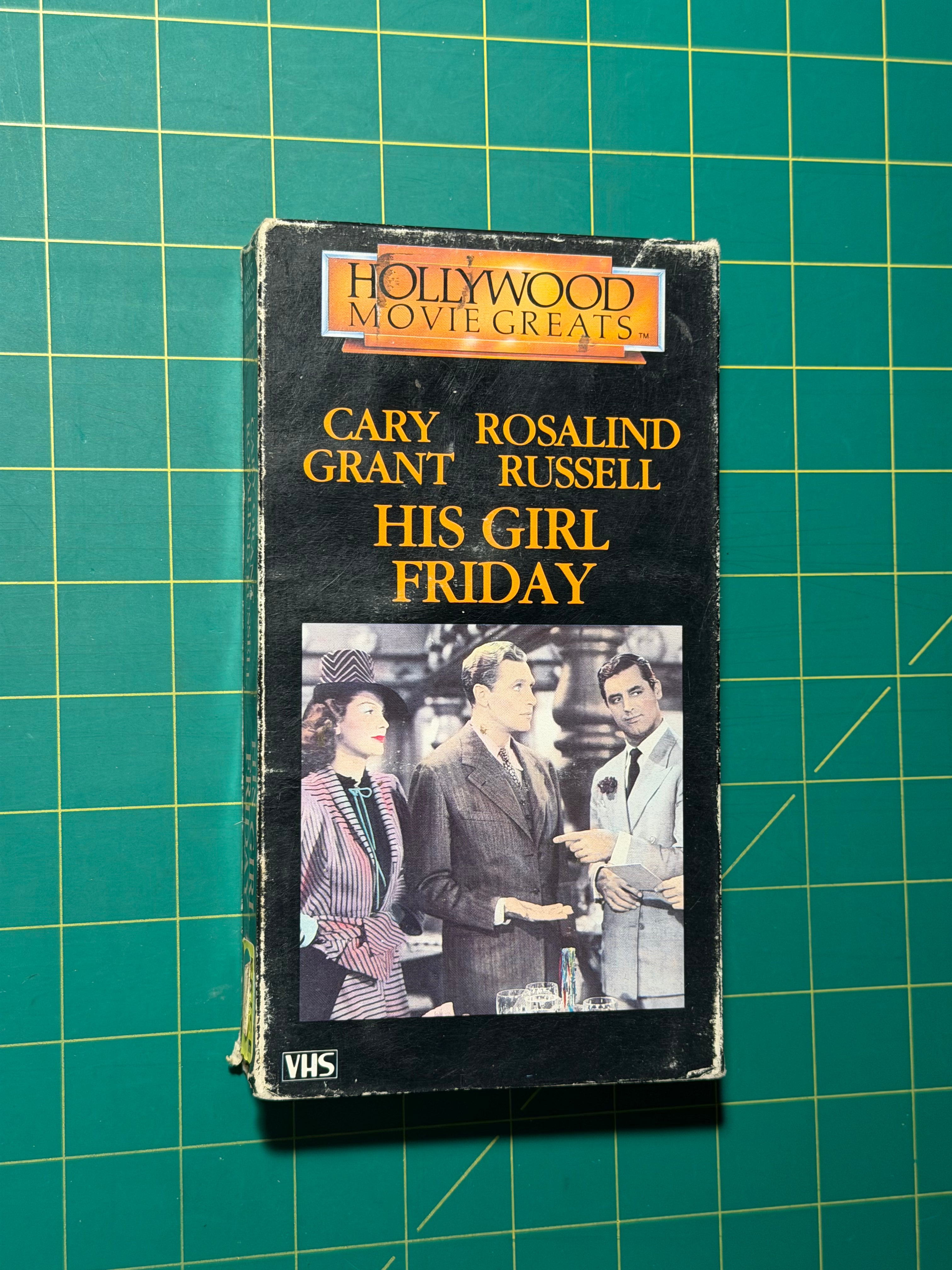 His Girl Friday - VHS Tape, Used Acceptable