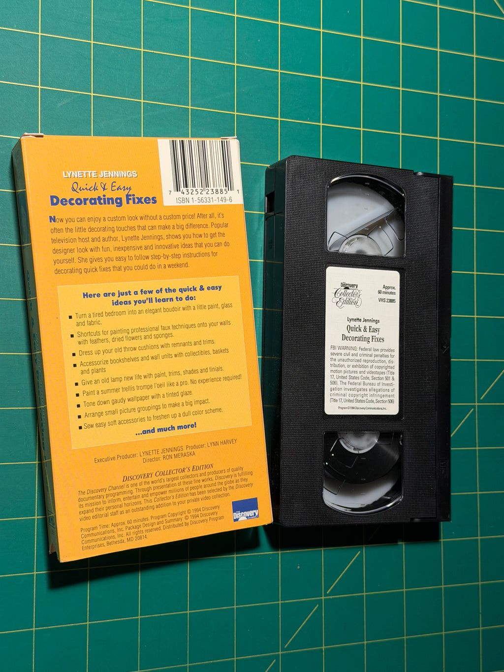 Lynette Jennings: Quick and Easy Decorating Fixes - VHS Tape, Used Good