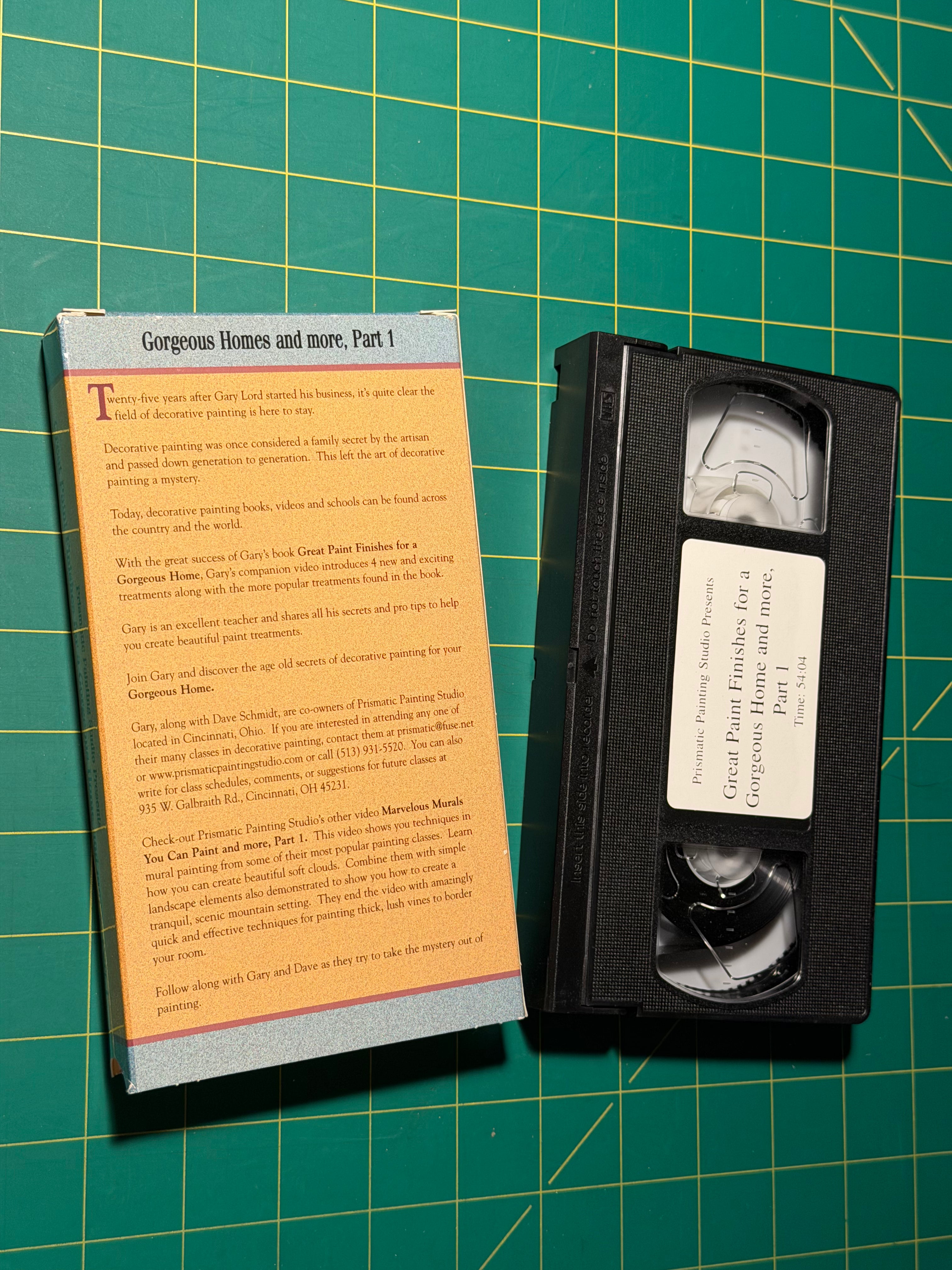 Great Paint Finishes for a Gorgeous Home - VHS Tape, Used Good