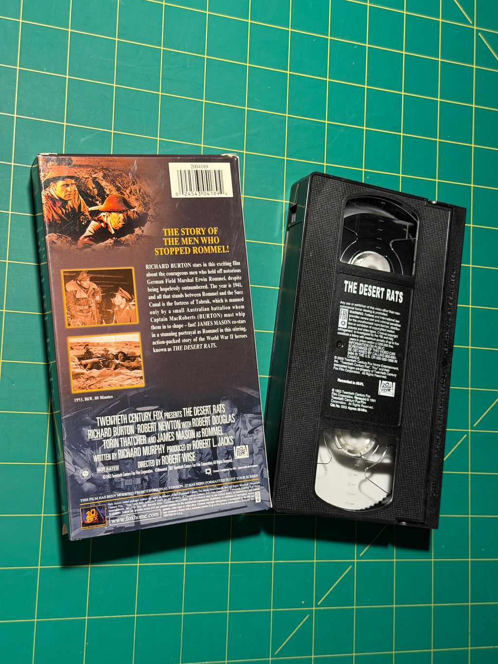 The Desert Rats - VHS Tape, Used Good