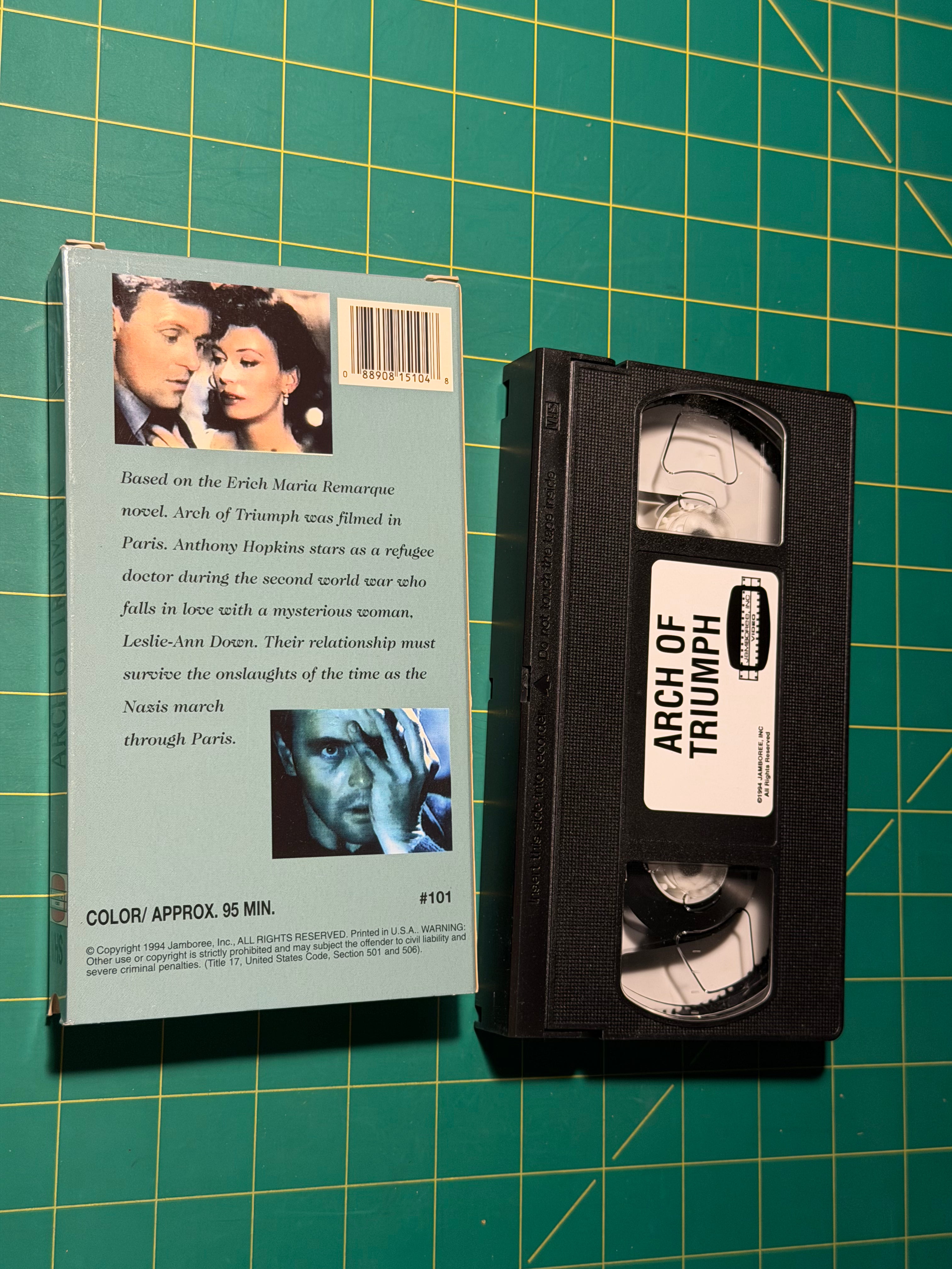 Arch of Triumph - VHS Tape, Used Good
